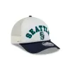 Seattle Mariners Chrome Arch 9FORTY M-Crown A-Frame Trucker Hat sold by New Era