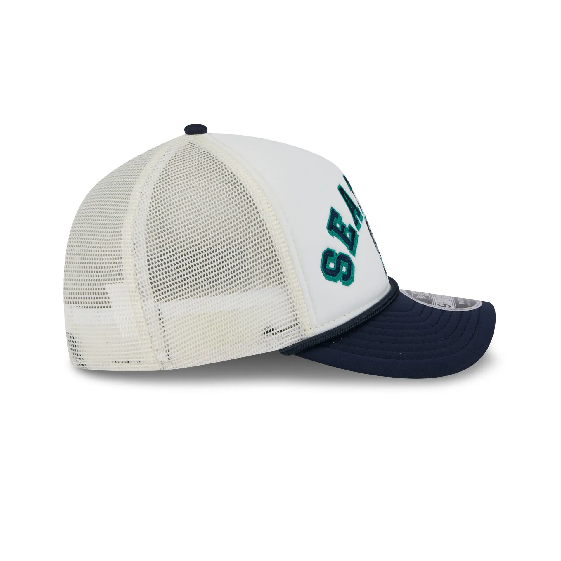 Seattle Mariners Chrome Arch 9FORTY M-Crown A-Frame Trucker Hat sold by New Era product image thumbnail 5