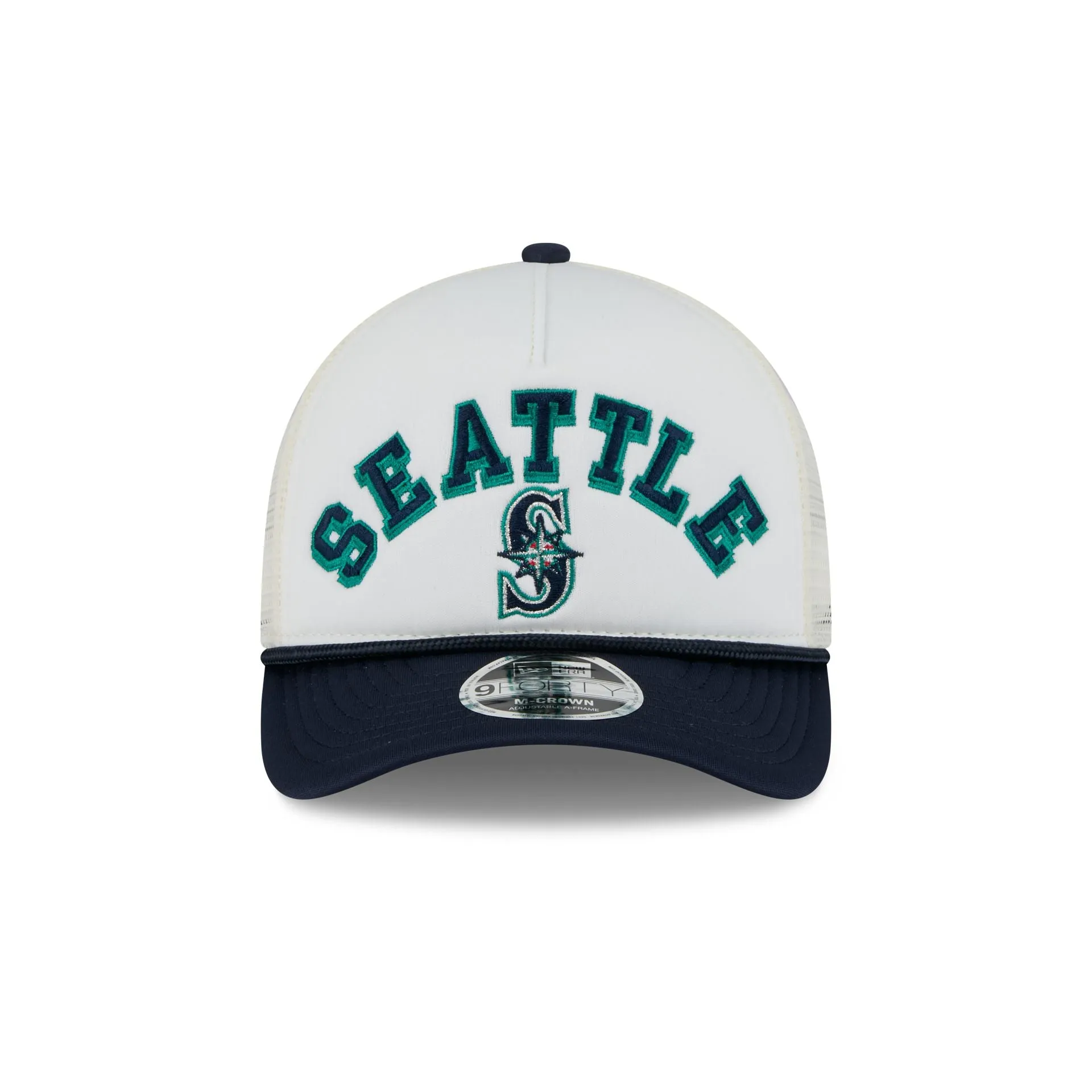 Seattle Mariners Chrome Arch 9FORTY M-Crown A-Frame Trucker Hat sold by New Era product image thumbnail 2