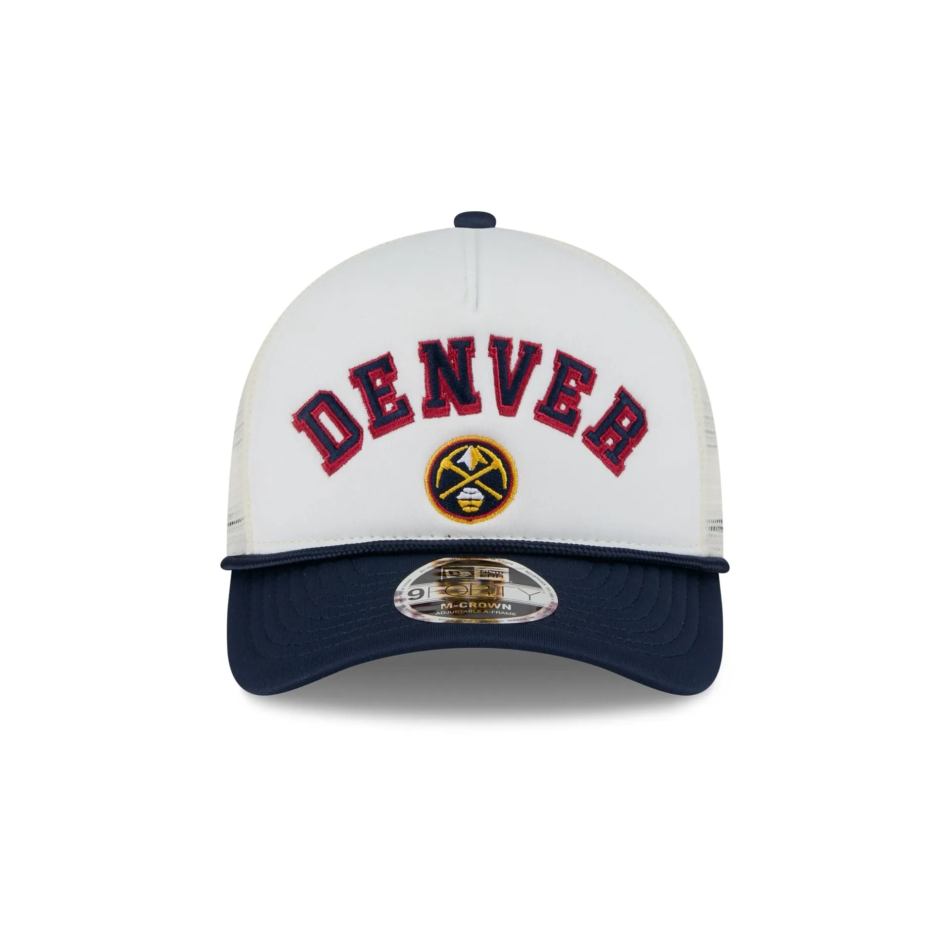 Denver Nuggets Chrome Arch 9FORTY M-Crown A-Frame Trucker Hat sold by New Era product image thumbnail 2