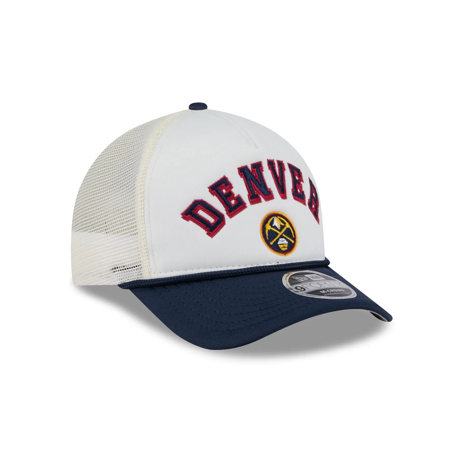 Denver Nuggets Chrome Arch 9FORTY M-Crown A-Frame Trucker Hat sold by New Era product image thumbnail 3