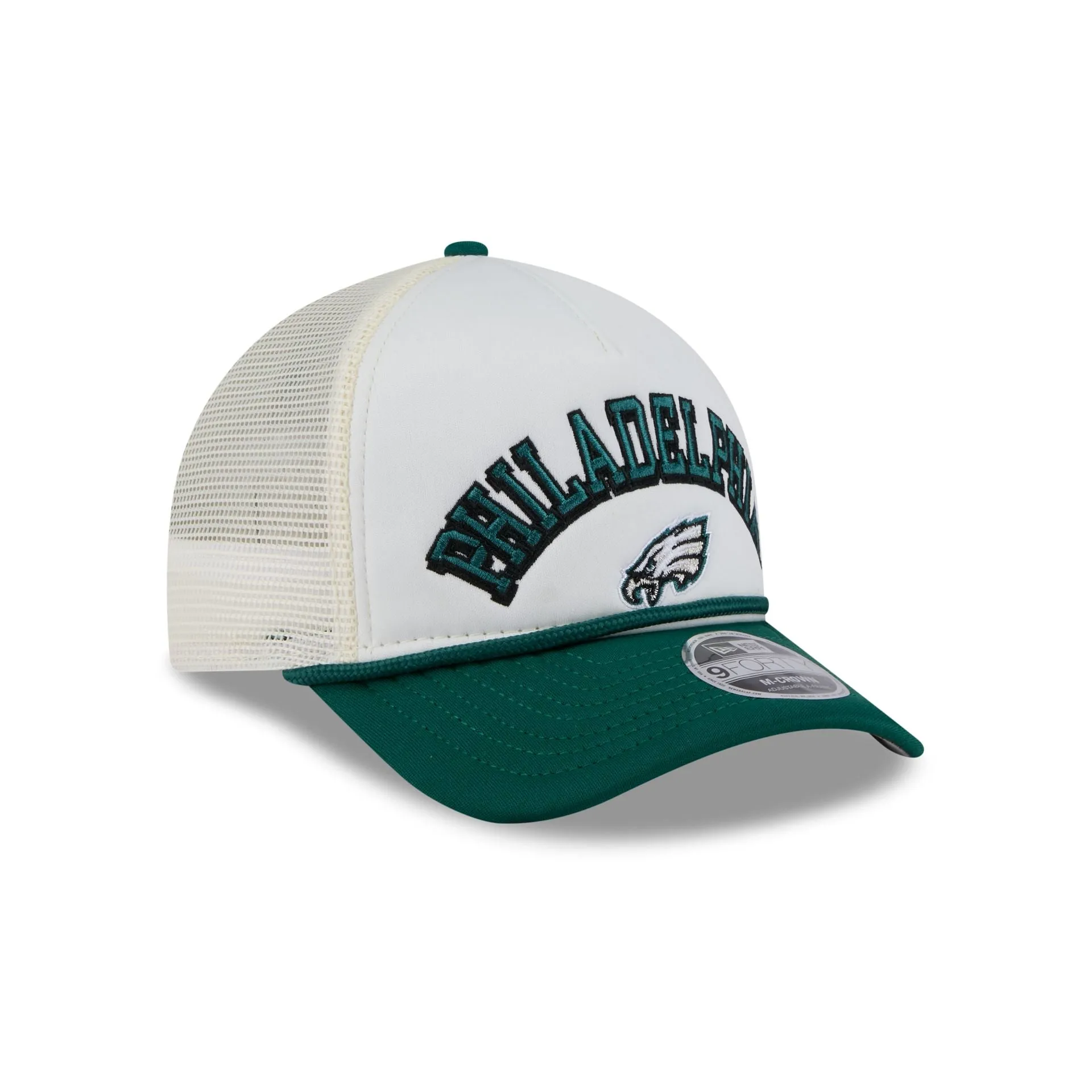 Philadelphia Eagles Chrome Arch 9FORTY M-Crown A-Frame Trucker Hat sold by New Era product image thumbnail 3