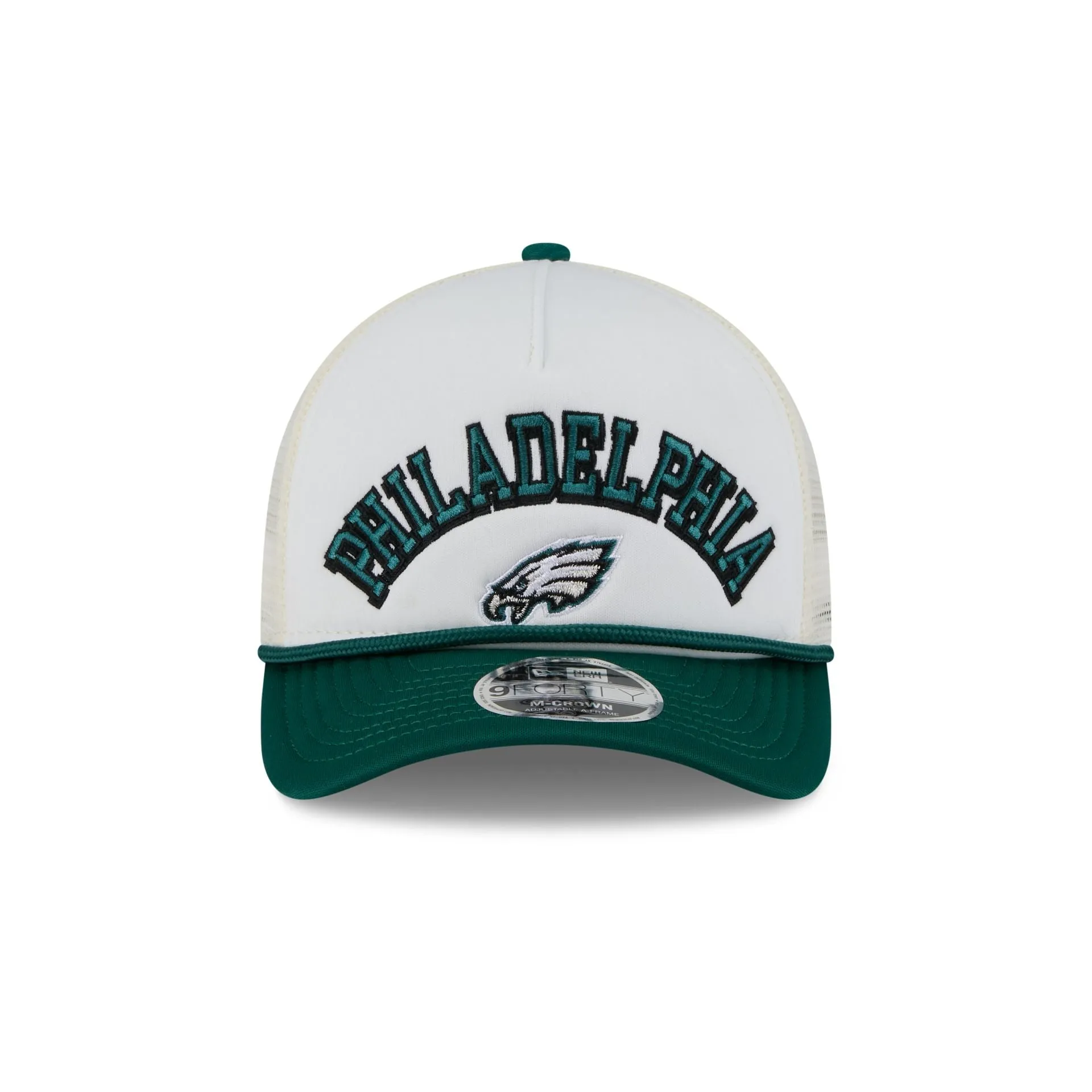Philadelphia Eagles Chrome Arch 9FORTY M-Crown A-Frame Trucker Hat sold by New Era product image thumbnail 2