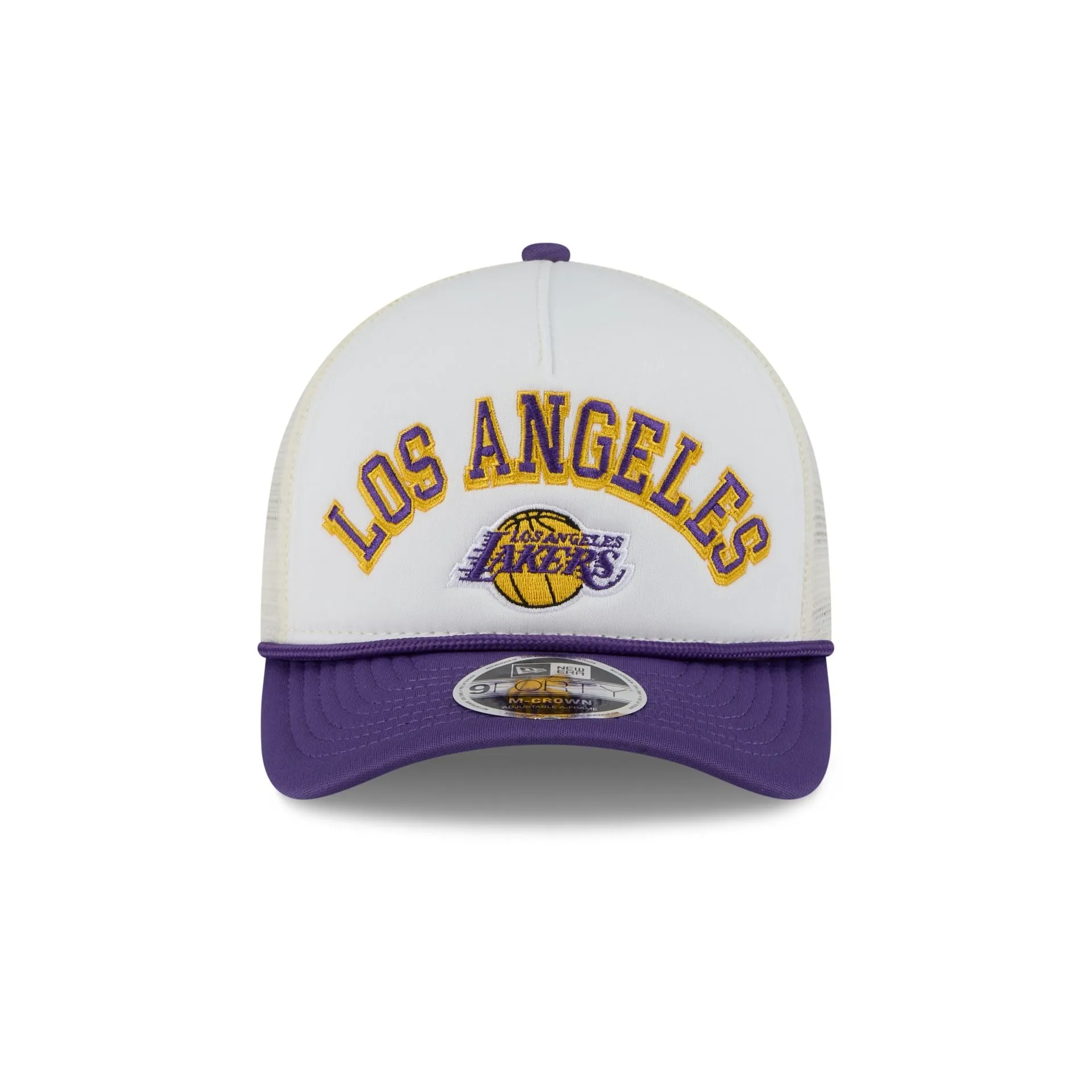 Los Angeles Lakers Chrome Arch 9FORTY M-Crown A-Frame Trucker Hat sold by New Era product image thumbnail 2