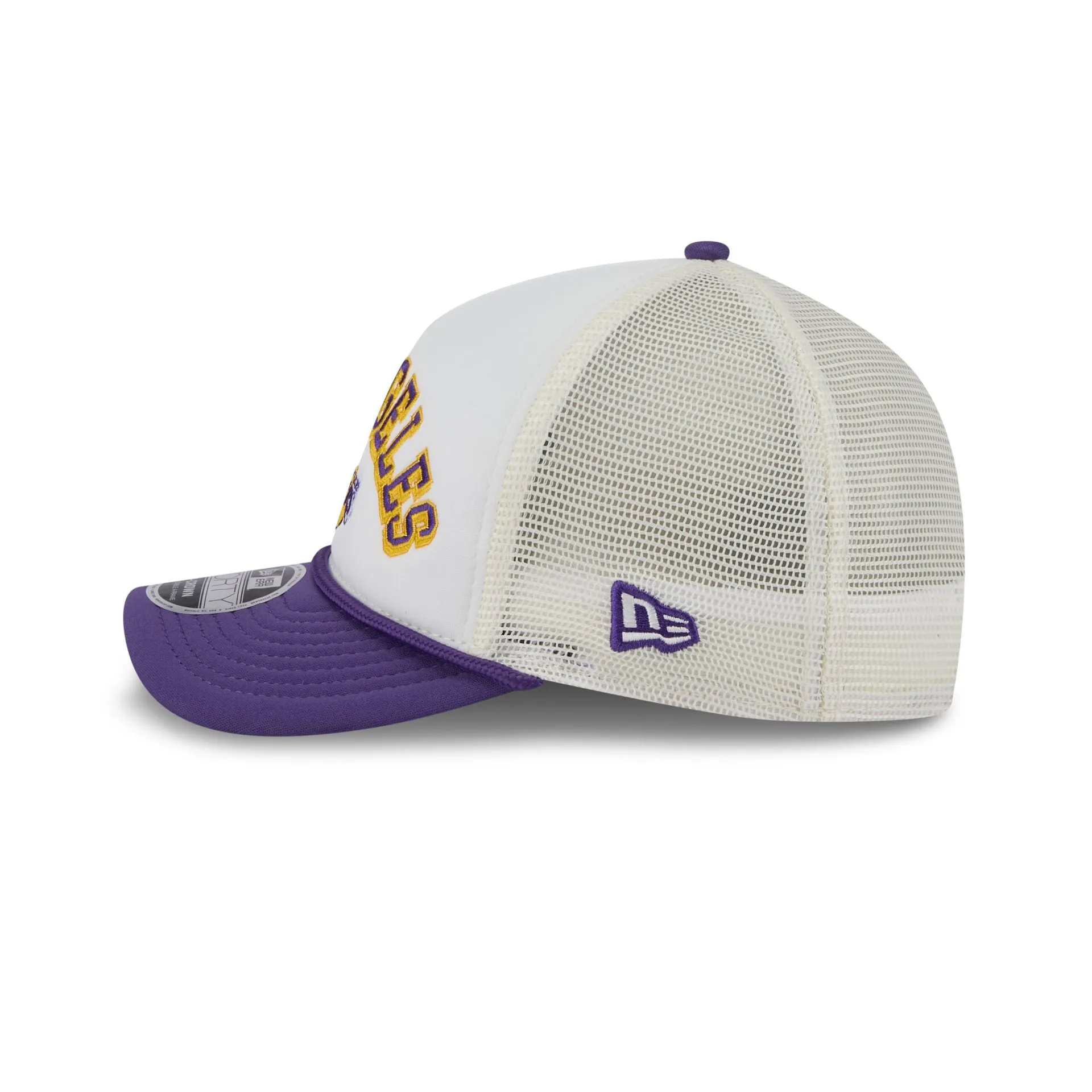 Los Angeles Lakers Chrome Arch 9FORTY M-Crown A-Frame Trucker Hat sold by New Era product image thumbnail 4