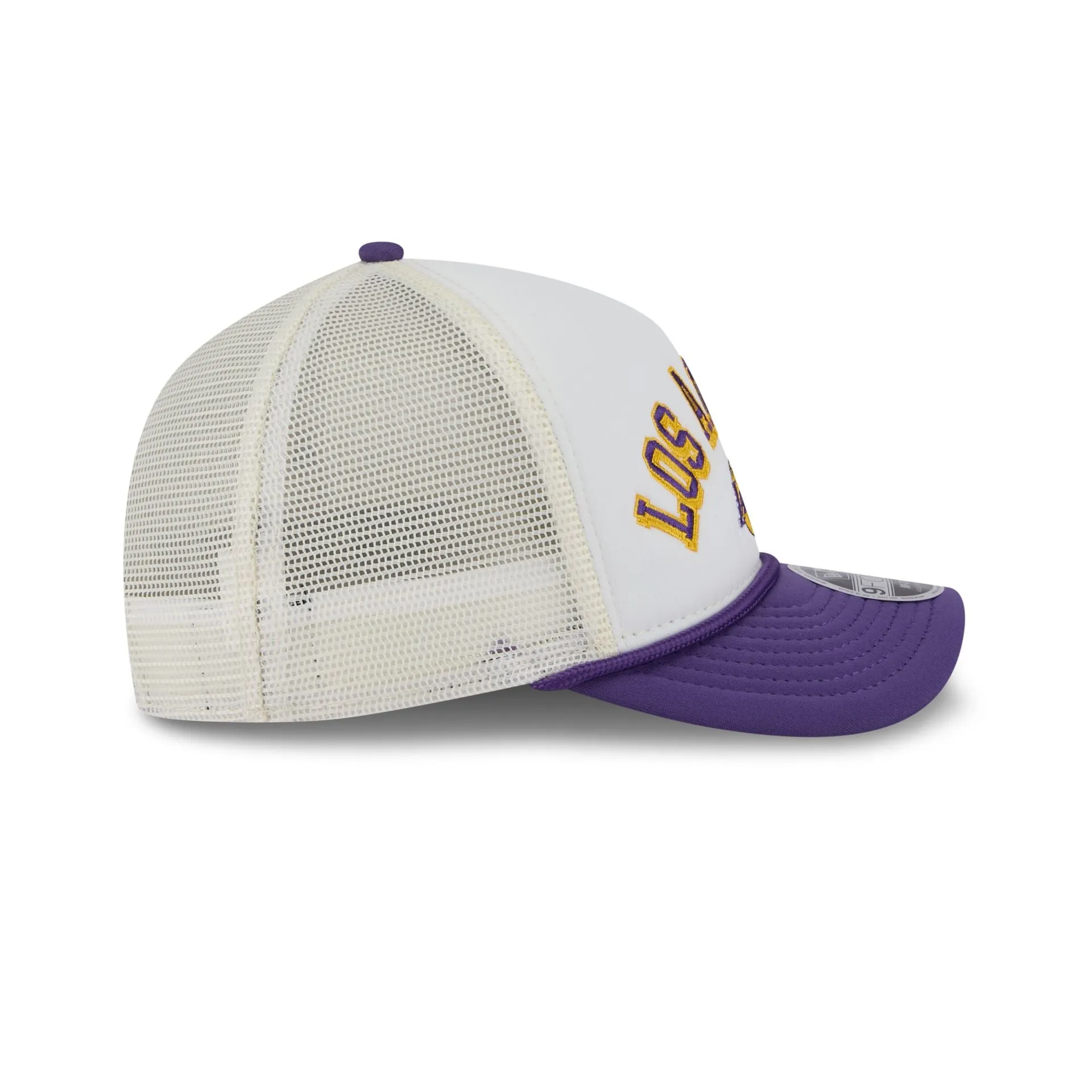 Los Angeles Lakers Chrome Arch 9FORTY M-Crown A-Frame Trucker Hat sold by New Era product image thumbnail 5