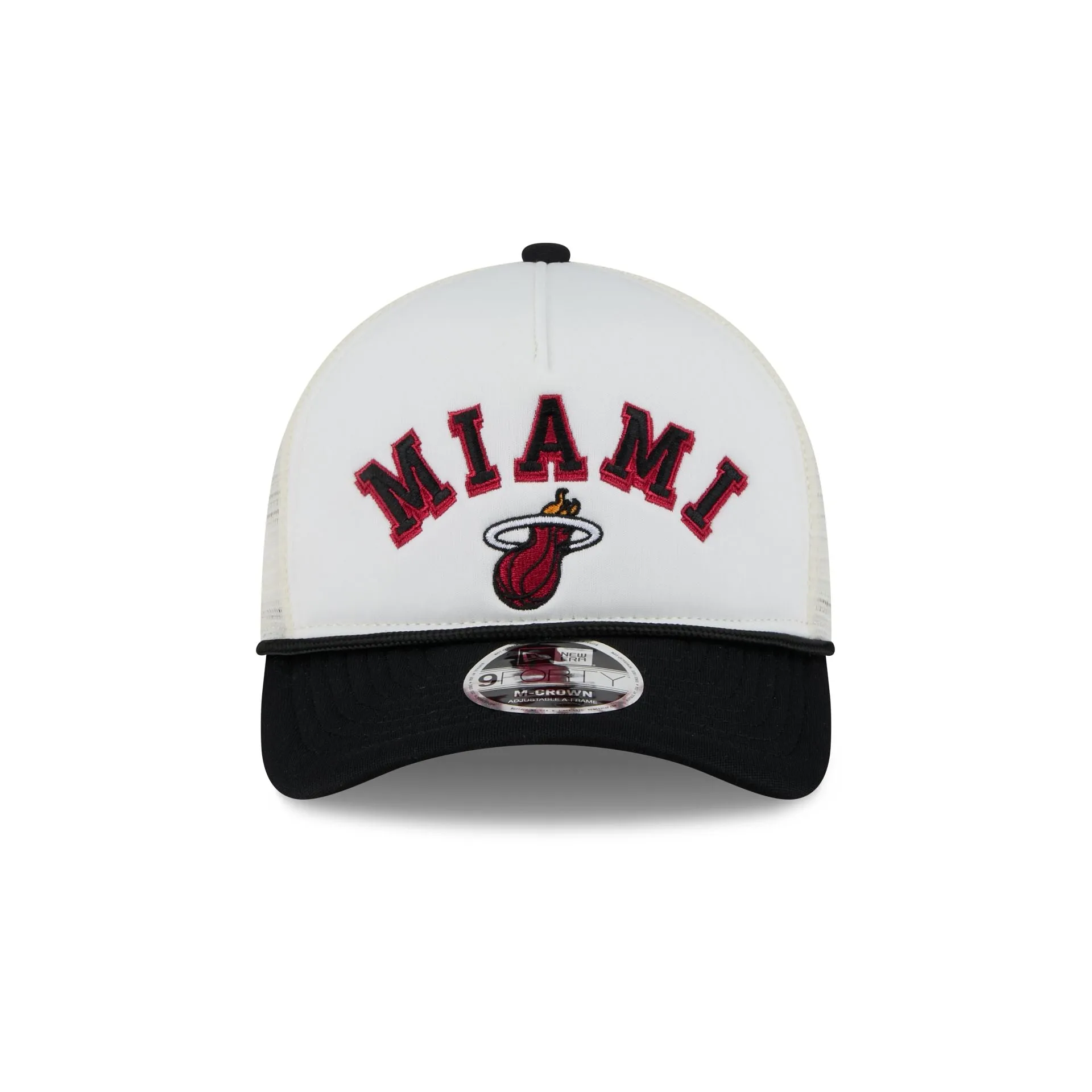 Miami Heat Chrome Arch 9FORTY M-Crown A-Frame Trucker Hat sold by New Era product image thumbnail 2