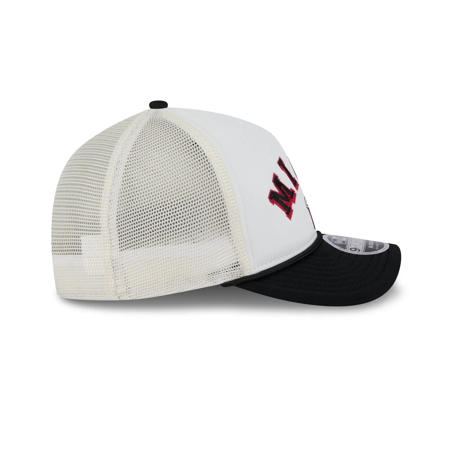 Miami Heat Chrome Arch 9FORTY M-Crown A-Frame Trucker Hat sold by New Era product image thumbnail 5