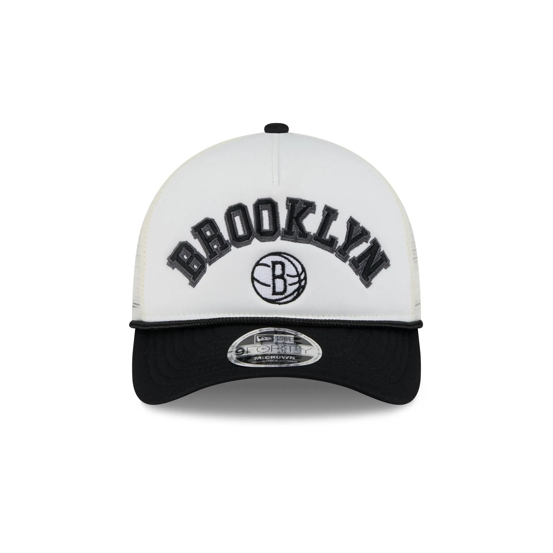 Brooklyn Nets Chrome Arch 9FORTY M-Crown A-Frame Trucker Hat sold by New Era product image thumbnail 2