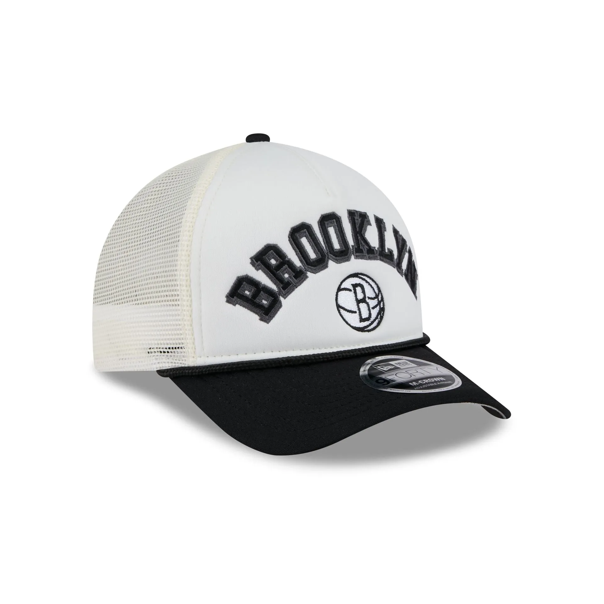 Brooklyn Nets Chrome Arch 9FORTY M-Crown A-Frame Trucker Hat sold by New Era product image thumbnail 3