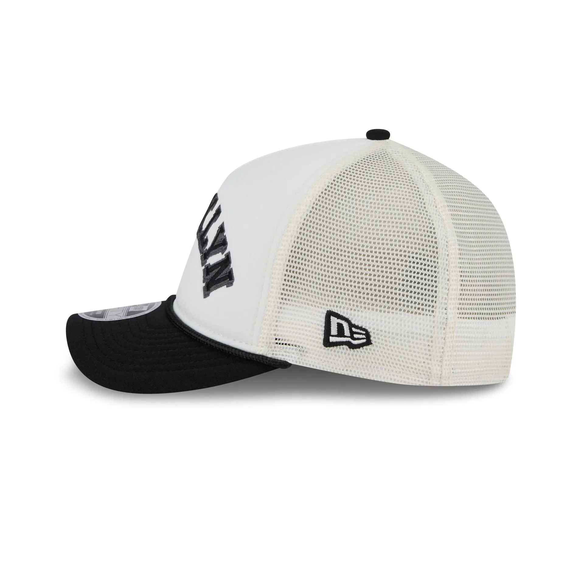Brooklyn Nets Chrome Arch 9FORTY M-Crown A-Frame Trucker Hat sold by New Era product image thumbnail 4