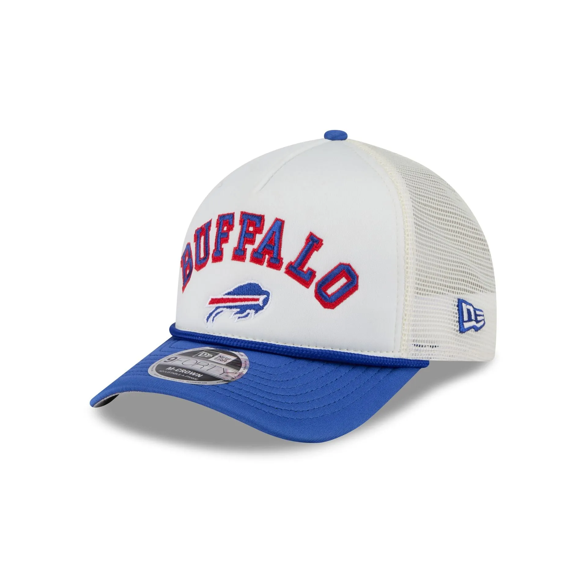 Buffalo Bills Chrome Arch 9FORTY M-Crown A-Frame Trucker Hat sold by New Era