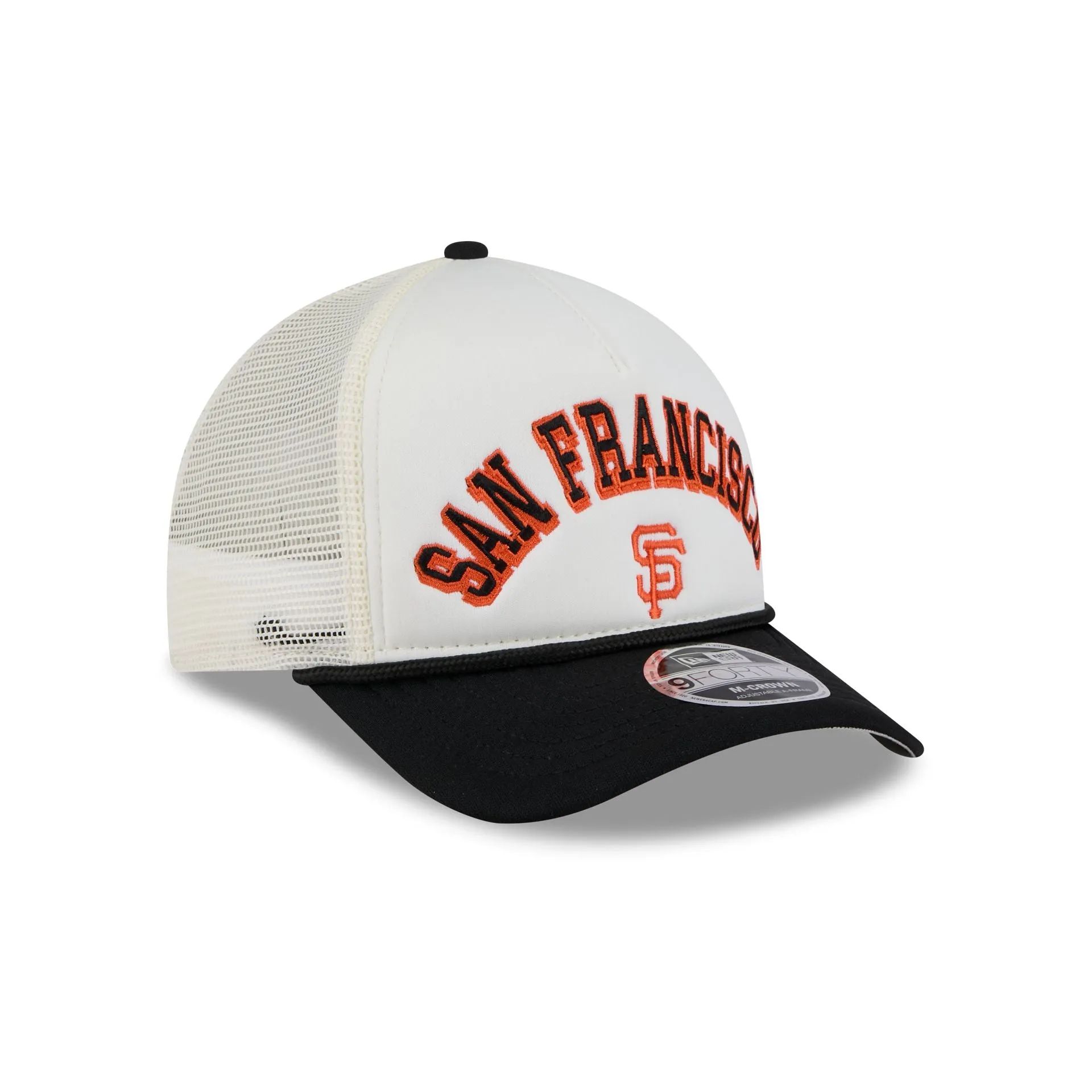 San Francisco Giants Chrome Arch 9FORTY M-Crown A-Frame Trucker Hat sold by New Era product image thumbnail 3