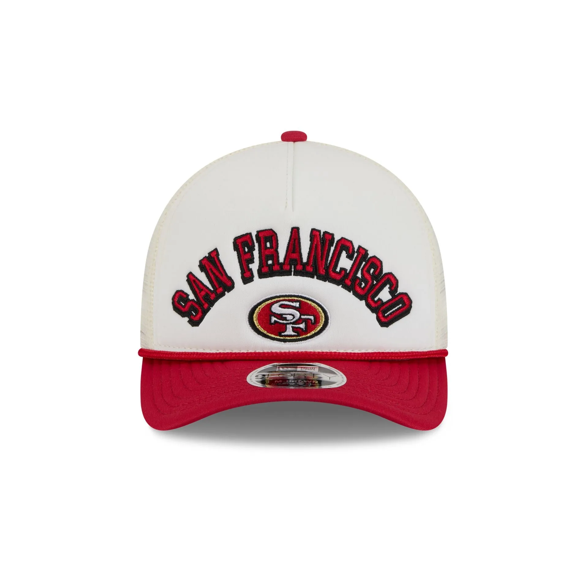San Francisco 49ers Chrome Arch 9FORTY M-Crown A-Frame Trucker Hat sold by New Era product image thumbnail 2