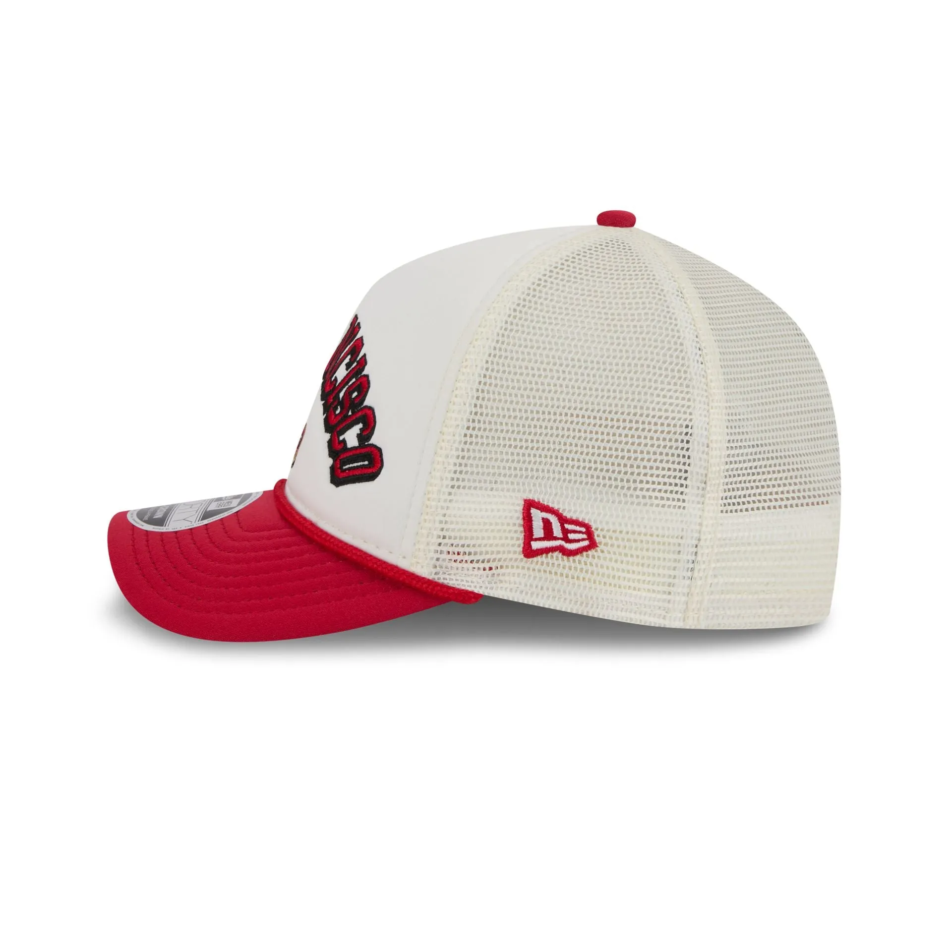 San Francisco 49ers Chrome Arch 9FORTY M-Crown A-Frame Trucker Hat sold by New Era product image thumbnail 4