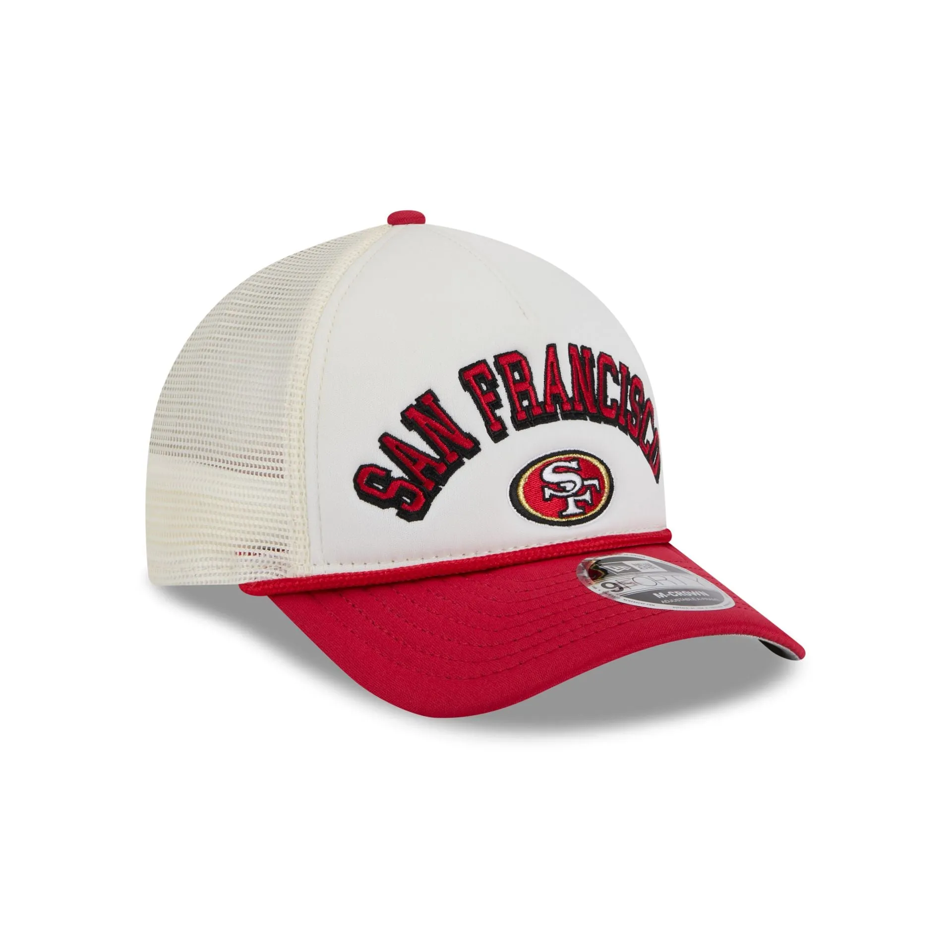 San Francisco 49ers Chrome Arch 9FORTY M-Crown A-Frame Trucker Hat sold by New Era product image thumbnail 3