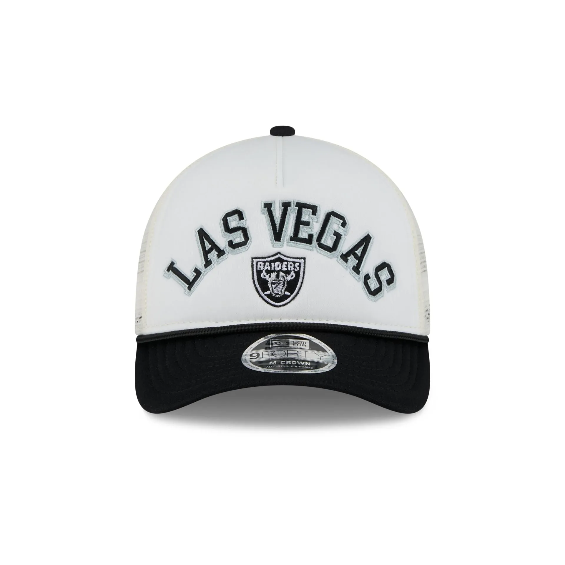 Las Vegas Raiders Chrome Arch 9FORTY M-Crown A-Frame Trucker Hat sold by New Era product image thumbnail 2