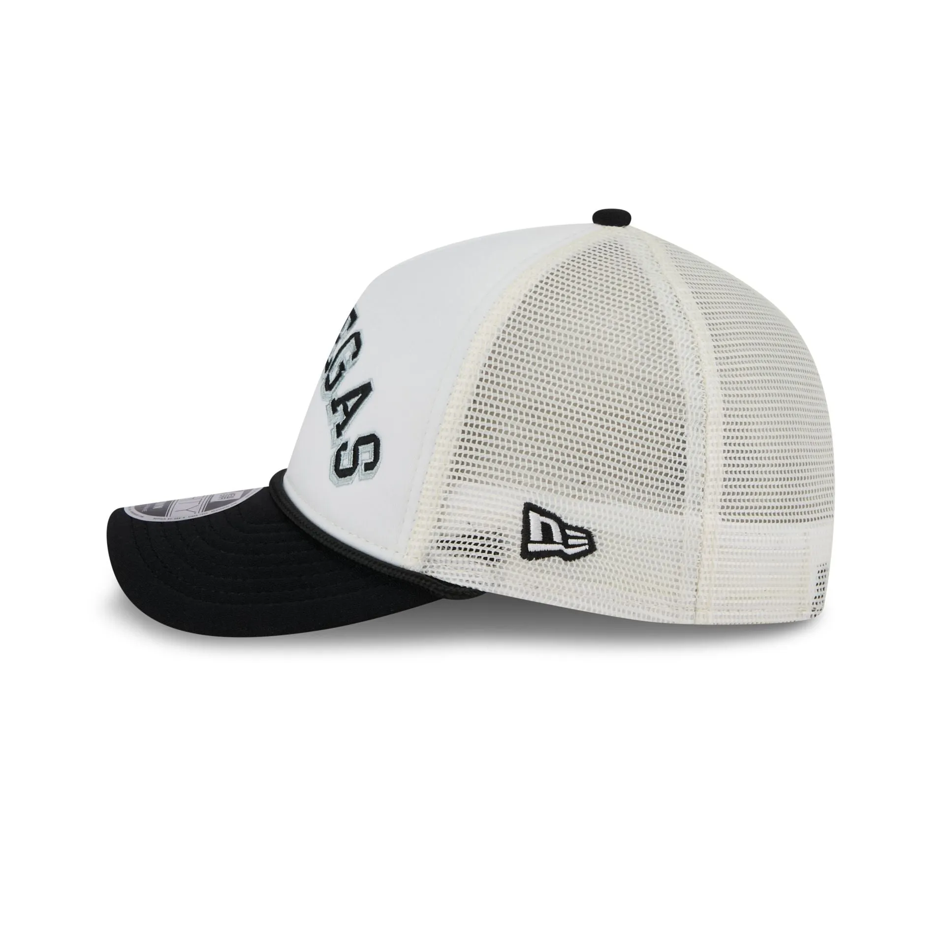 Las Vegas Raiders Chrome Arch 9FORTY M-Crown A-Frame Trucker Hat sold by New Era product image thumbnail 4