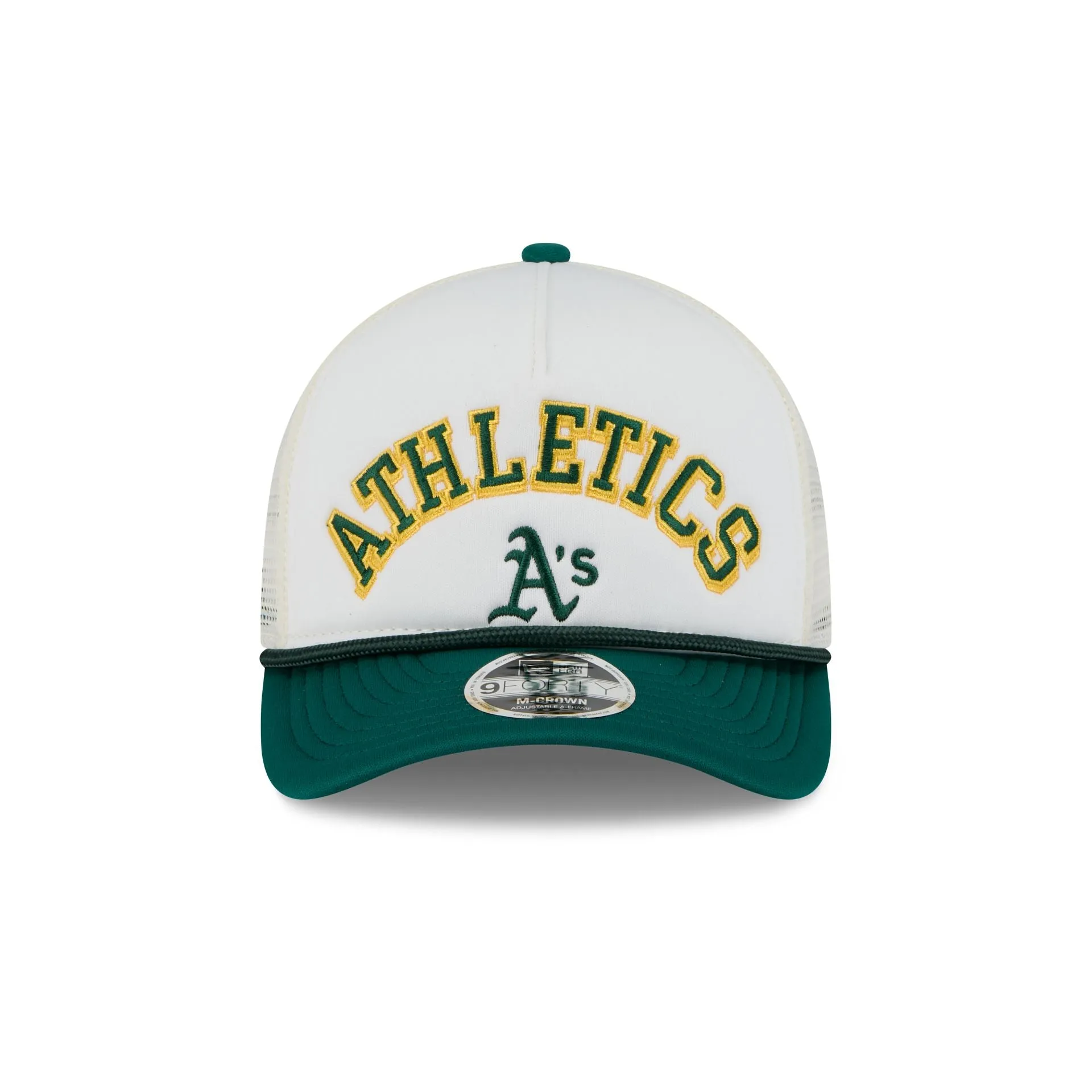 Athletics Chrome Arch 9FORTY M-Crown A-Frame Trucker Hat sold by New Era product image thumbnail 2