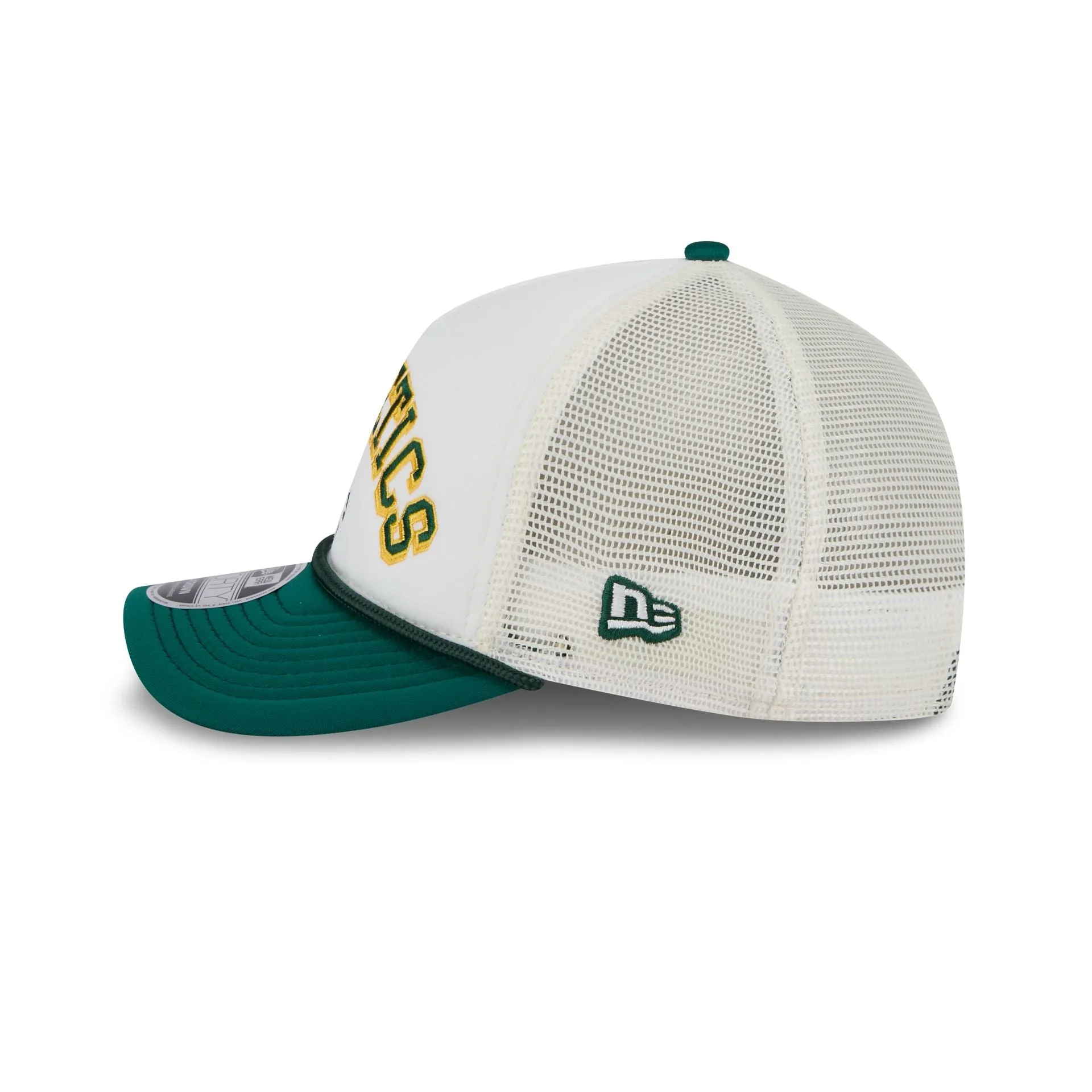 Athletics Chrome Arch 9FORTY M-Crown A-Frame Trucker Hat sold by New Era product image thumbnail 4