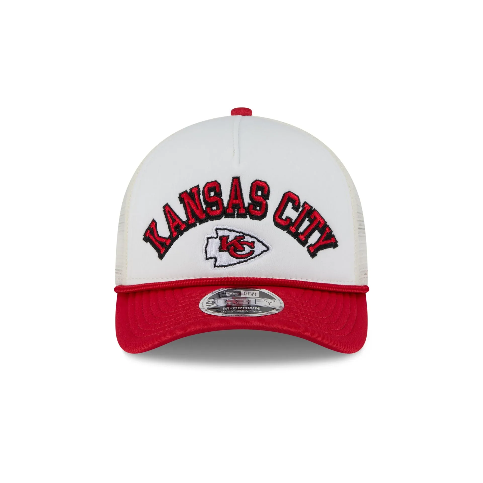 Kansas City Chiefs Chrome Arch 9FORTY M-Crown A-Frame Trucker Hat sold by New Era product image thumbnail 2