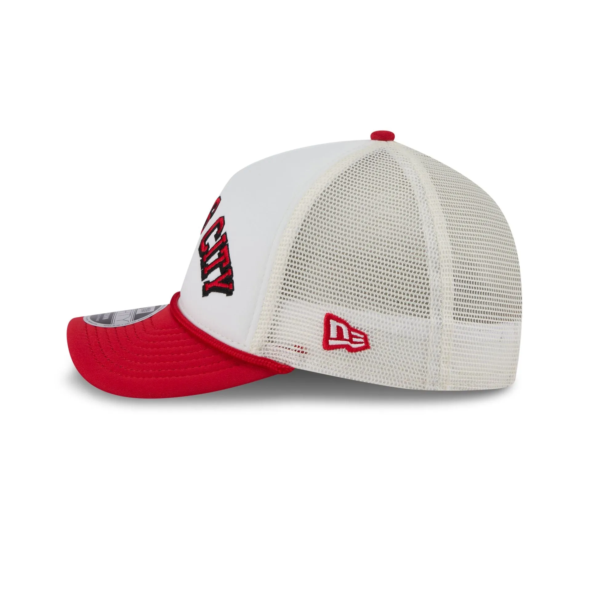 Kansas City Chiefs Chrome Arch 9FORTY M-Crown A-Frame Trucker Hat sold by New Era product image thumbnail 4