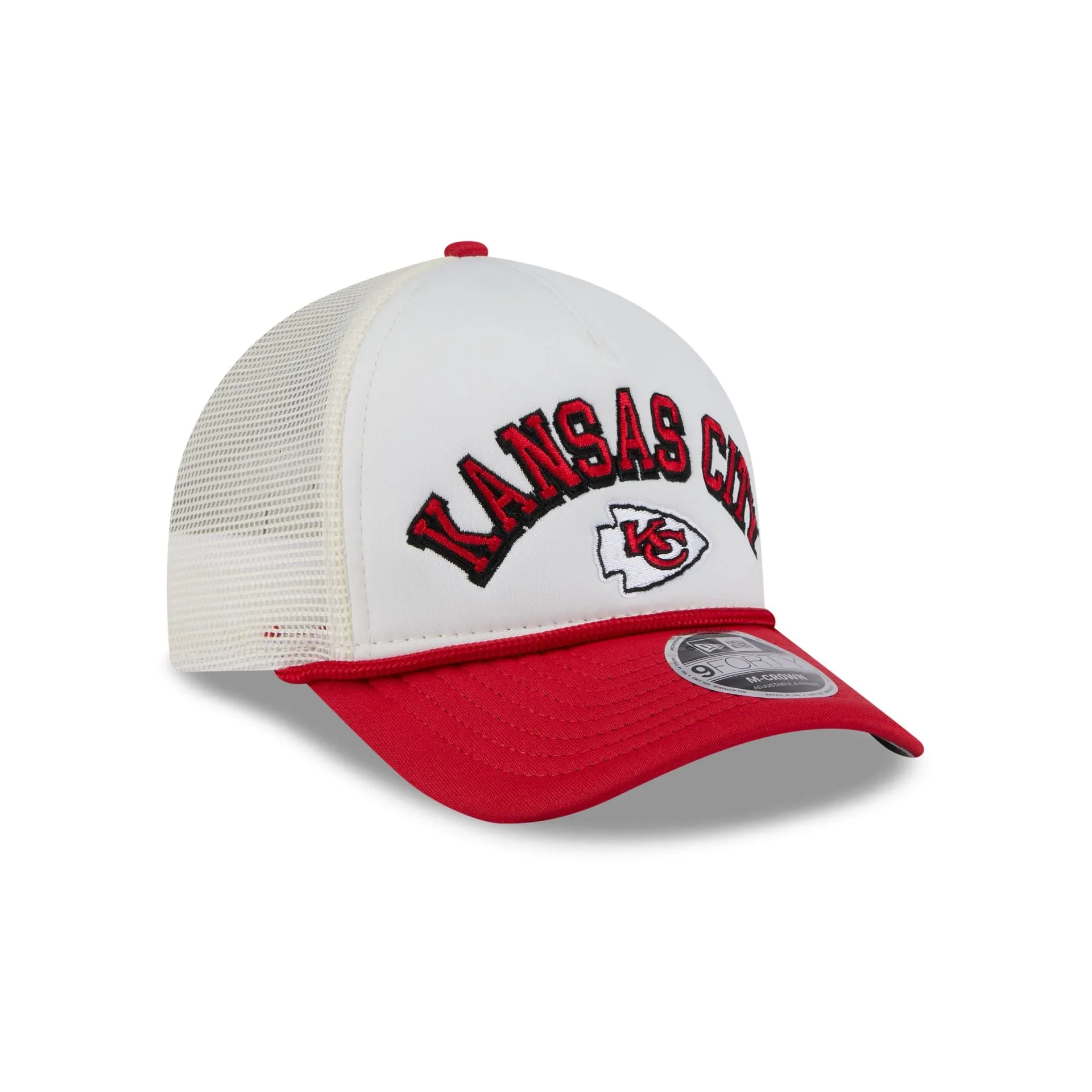 Kansas City Chiefs Chrome Arch 9FORTY M-Crown A-Frame Trucker Hat sold by New Era product image thumbnail 3