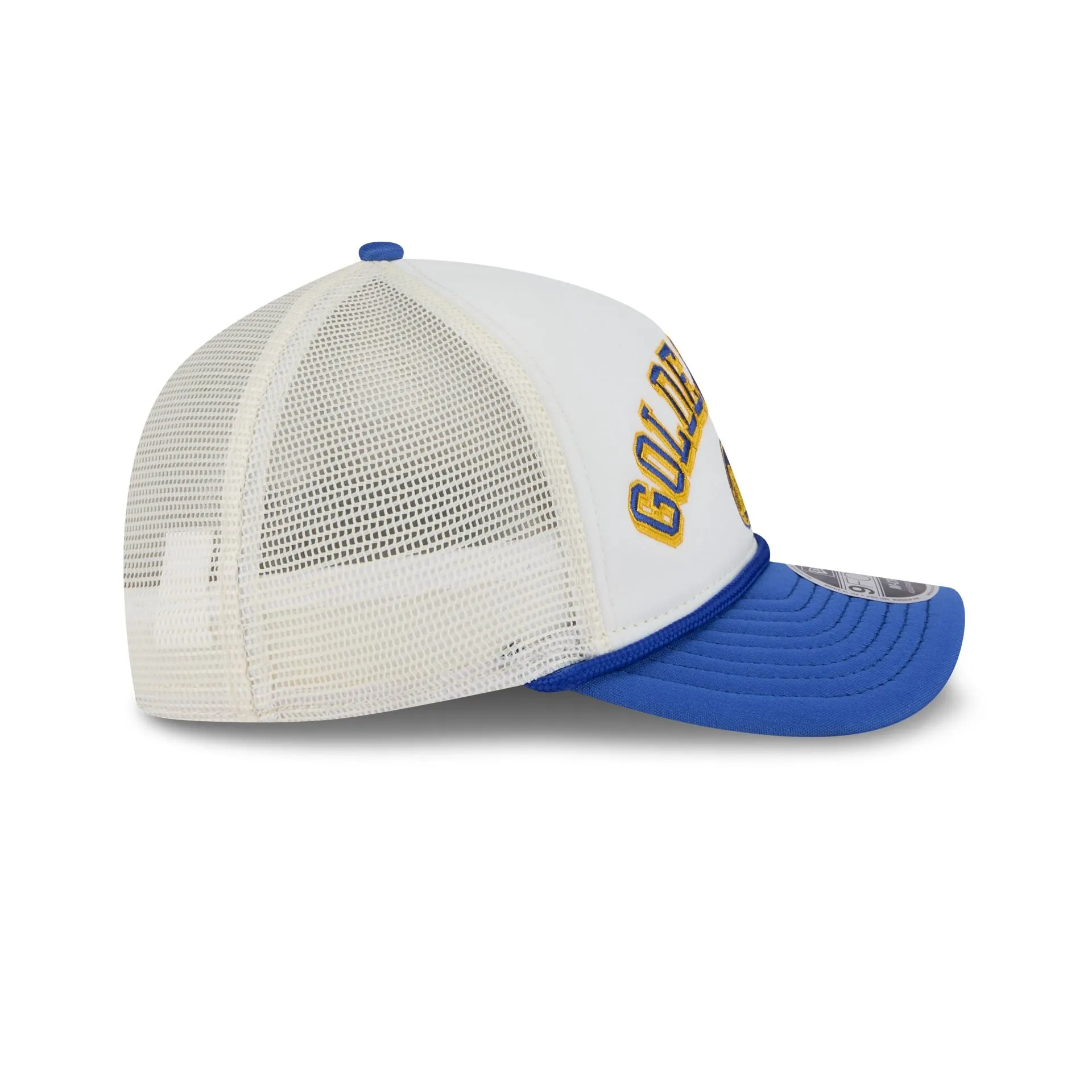 Golden State Warriors Chrome Arch 9FORTY M-Crown A-Frame Trucker Hat sold by New Era product image thumbnail 5