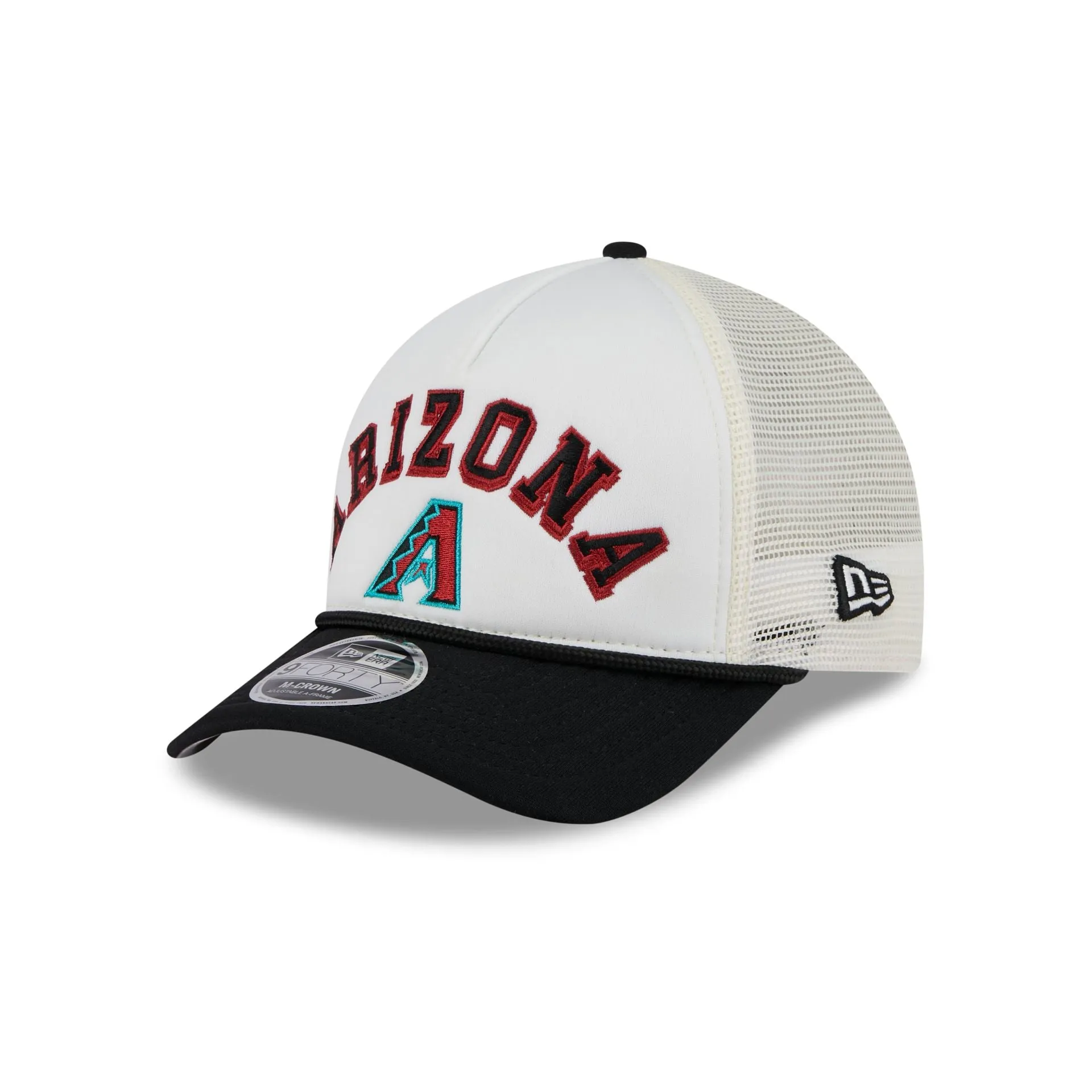 Arizona Diamondbacks Chrome Arch 9FORTY M-Crown A-Frame Trucker Hat sold by New Era
