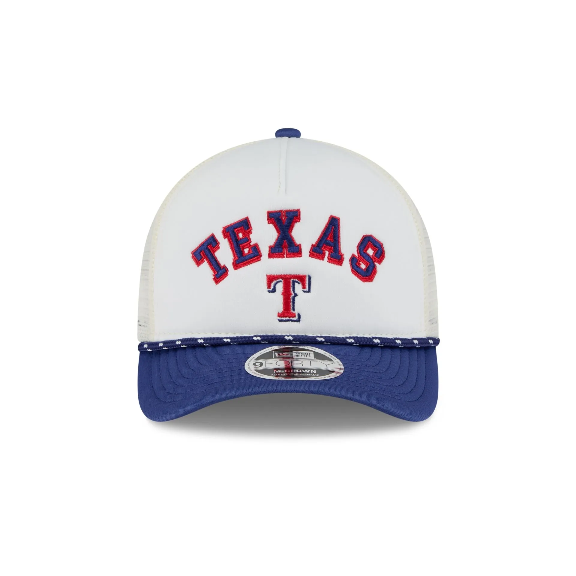 Texas Rangers Chrome Arch 9FORTY M-Crown A-Frame Trucker Hat sold by New Era product image thumbnail 2