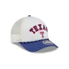 Texas Rangers Chrome Arch 9FORTY M-Crown A-Frame Trucker Hat sold by New Era