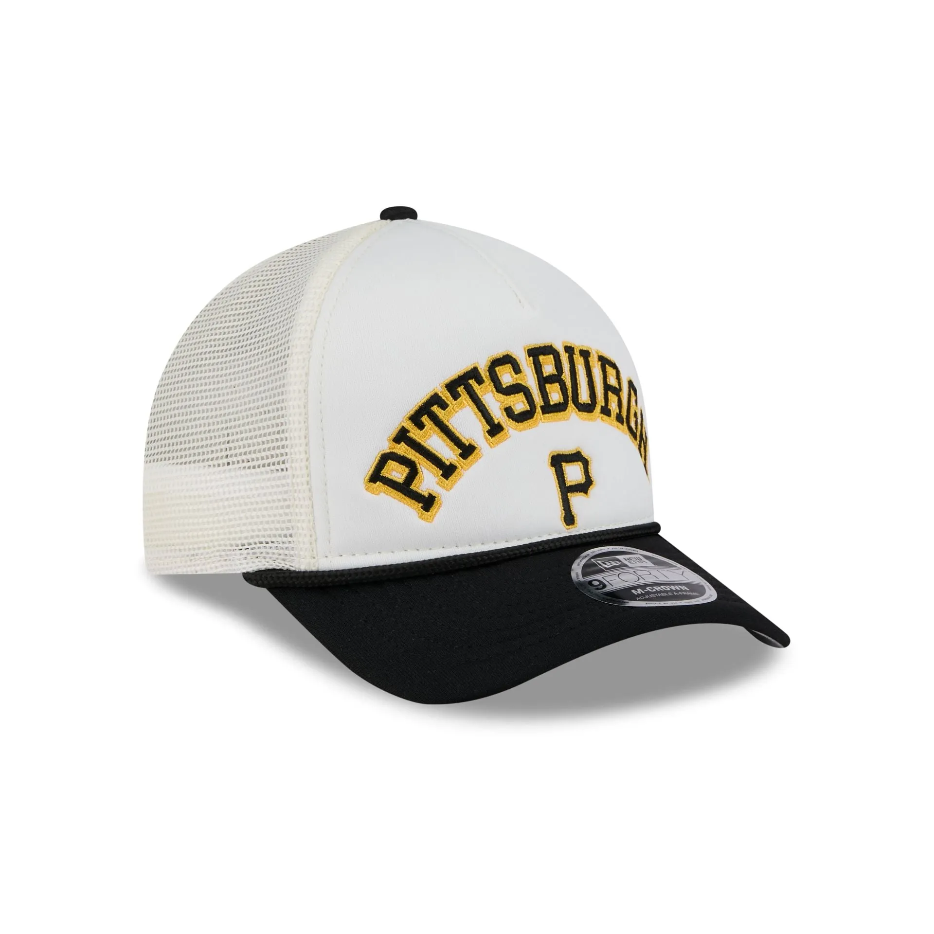 Pittsburgh Pirates Chrome Arch 9FORTY M-Crown A-Frame Trucker Hat sold by New Era product image thumbnail 3
