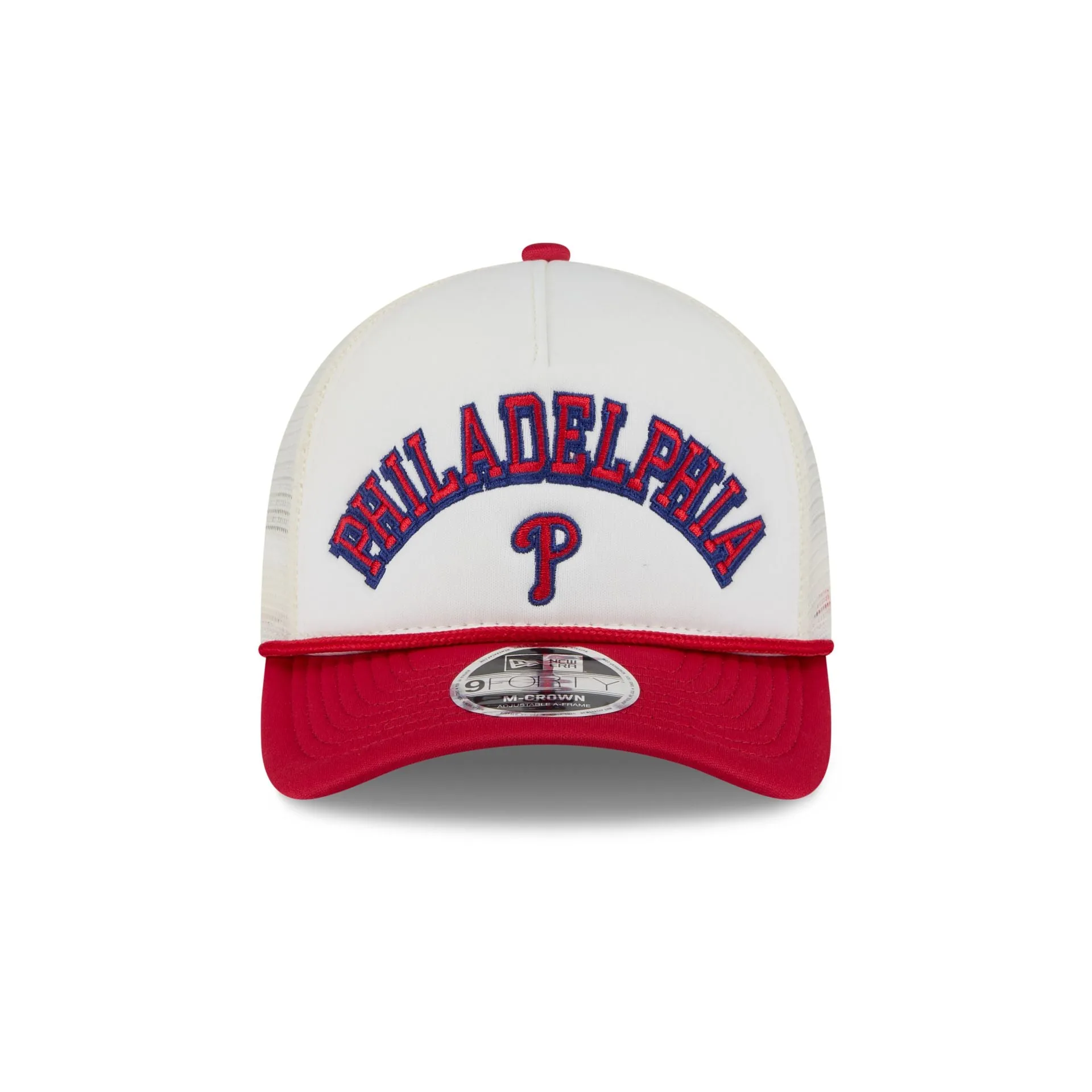 Philadelphia Phillies Chrome Arch 9FORTY M-Crown A-Frame Trucker Hat sold by New Era product image thumbnail 2