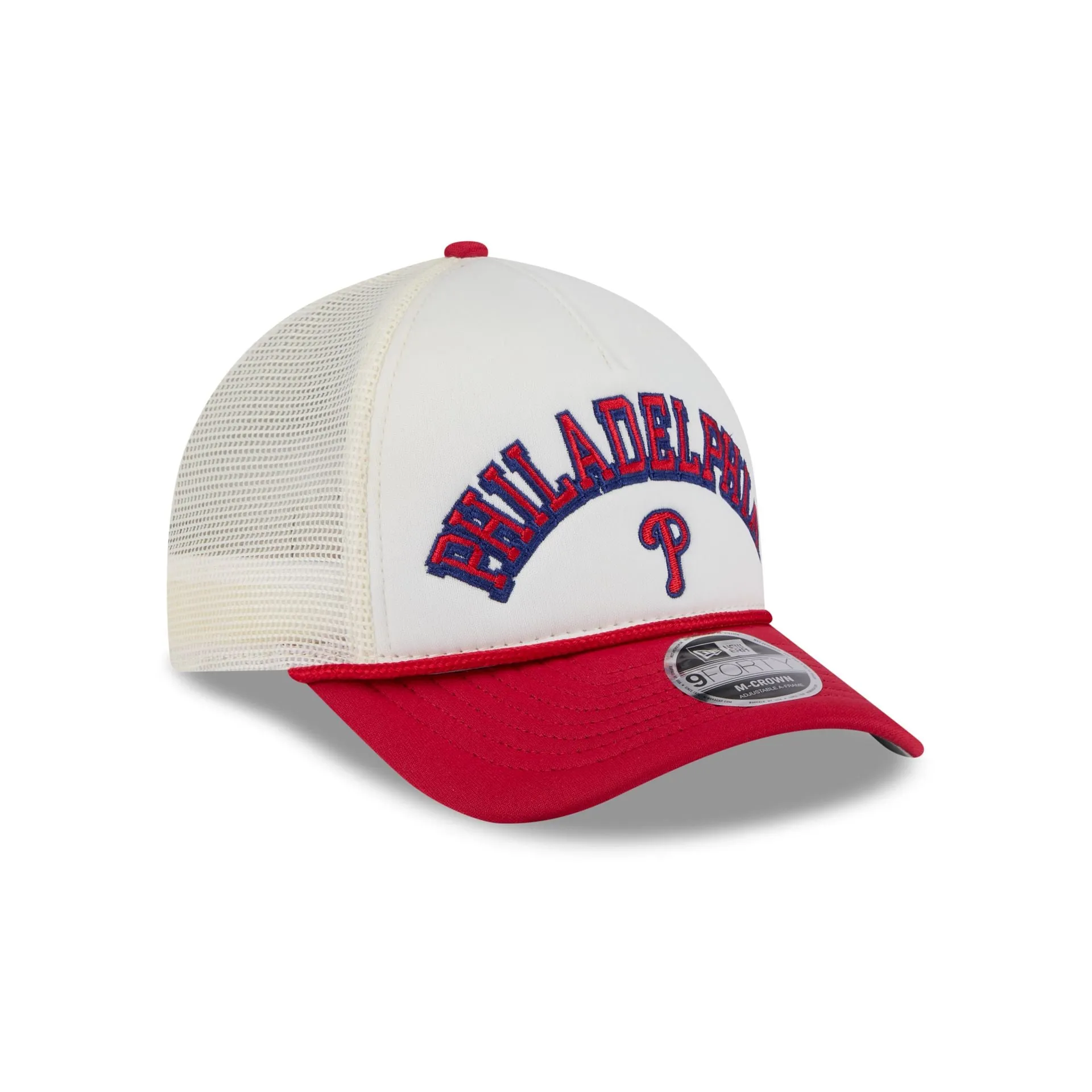 Philadelphia Phillies Chrome Arch 9FORTY M-Crown A-Frame Trucker Hat sold by New Era product image thumbnail 3