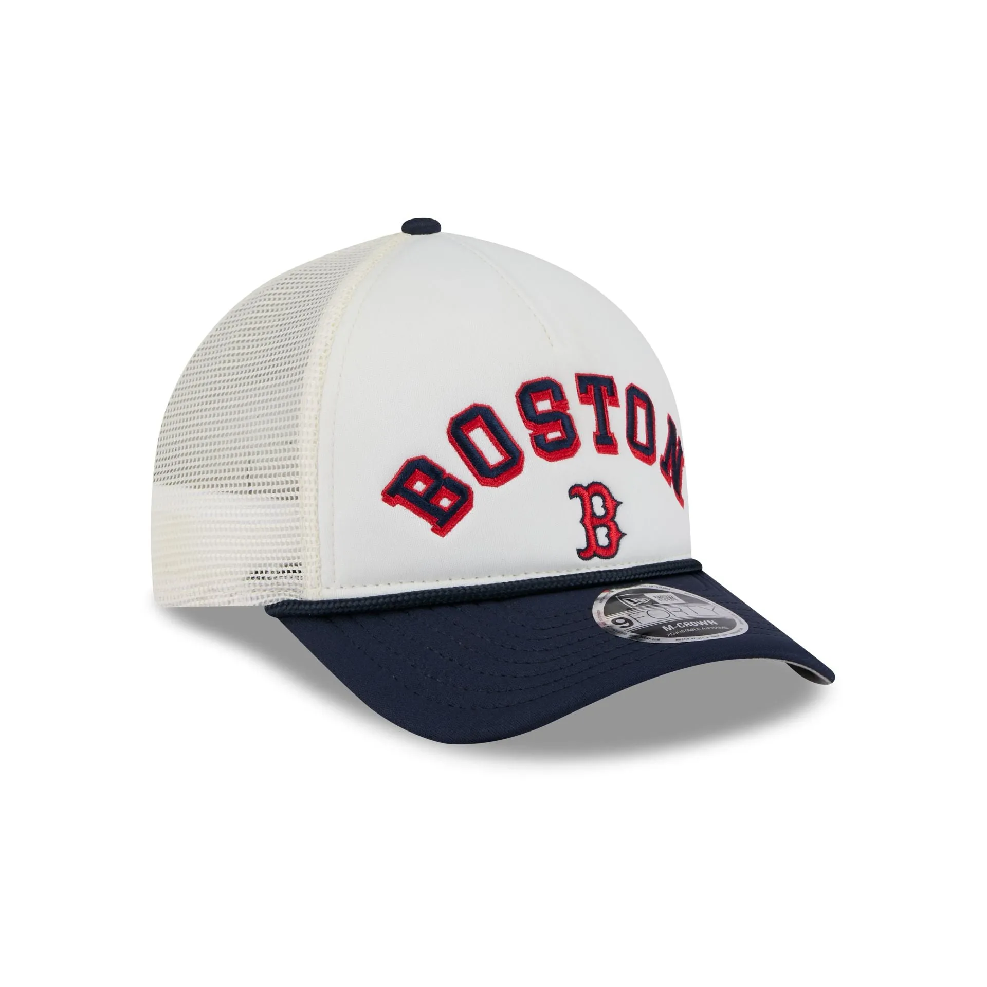 Boston Red Sox Chrome Arch 9FORTY M-Crown A-Frame Trucker Hat sold by New Era product image thumbnail 3