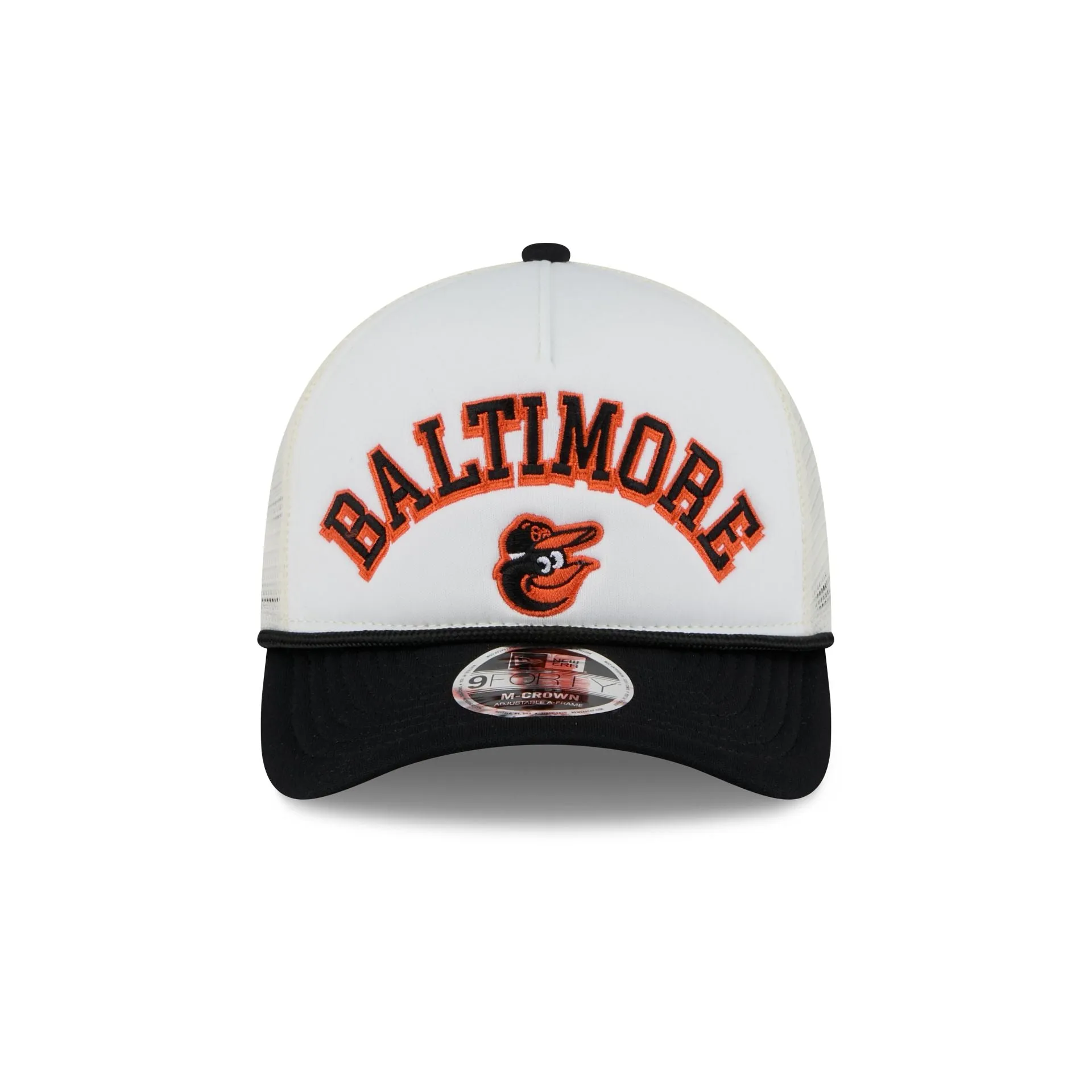 Baltimore Orioles Chrome Arch 9FORTY M-Crown A-Frame Trucker Hat sold by New Era product image thumbnail 2