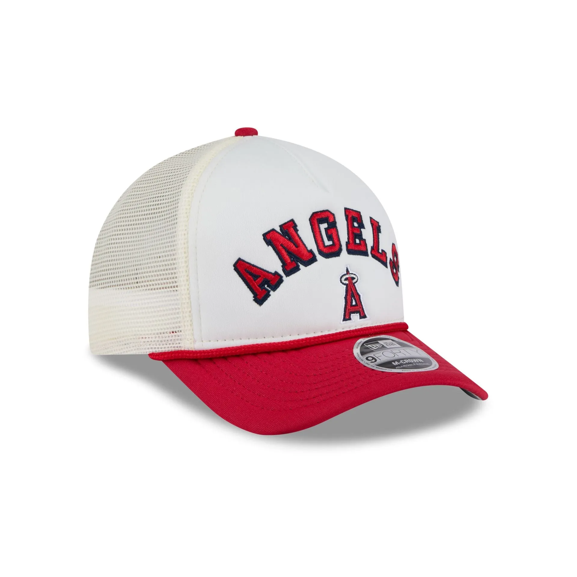Los Angeles Angels Chrome Arch 9FORTY M-Crown A-Frame Trucker Hat sold by New Era product image thumbnail 3