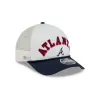 Atlanta Braves Chrome Arch 9FORTY M-Crown A-Frame Trucker Hat sold by New Era