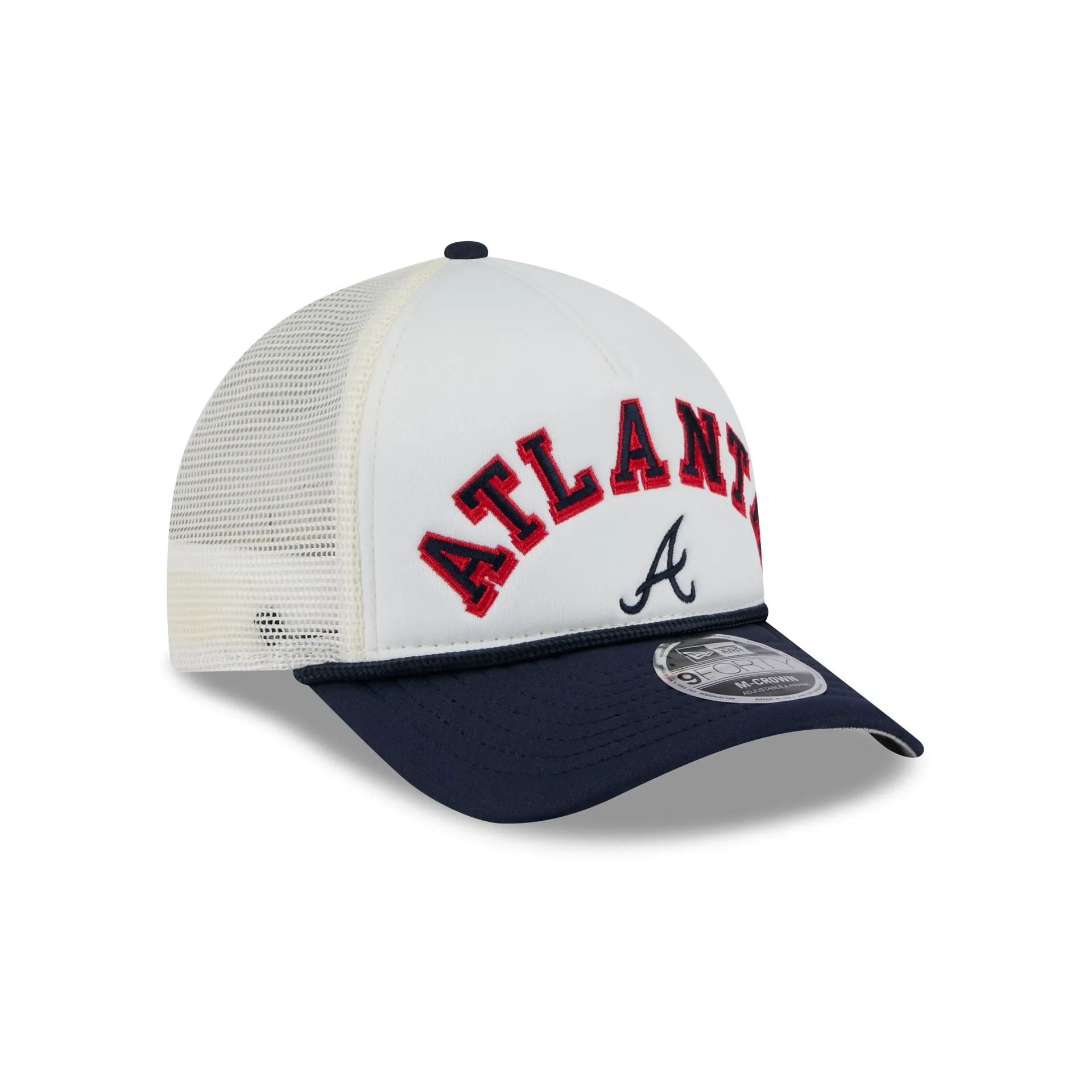 Atlanta Braves Chrome Arch 9FORTY M-Crown A-Frame Trucker Hat sold by New Era product image thumbnail 3