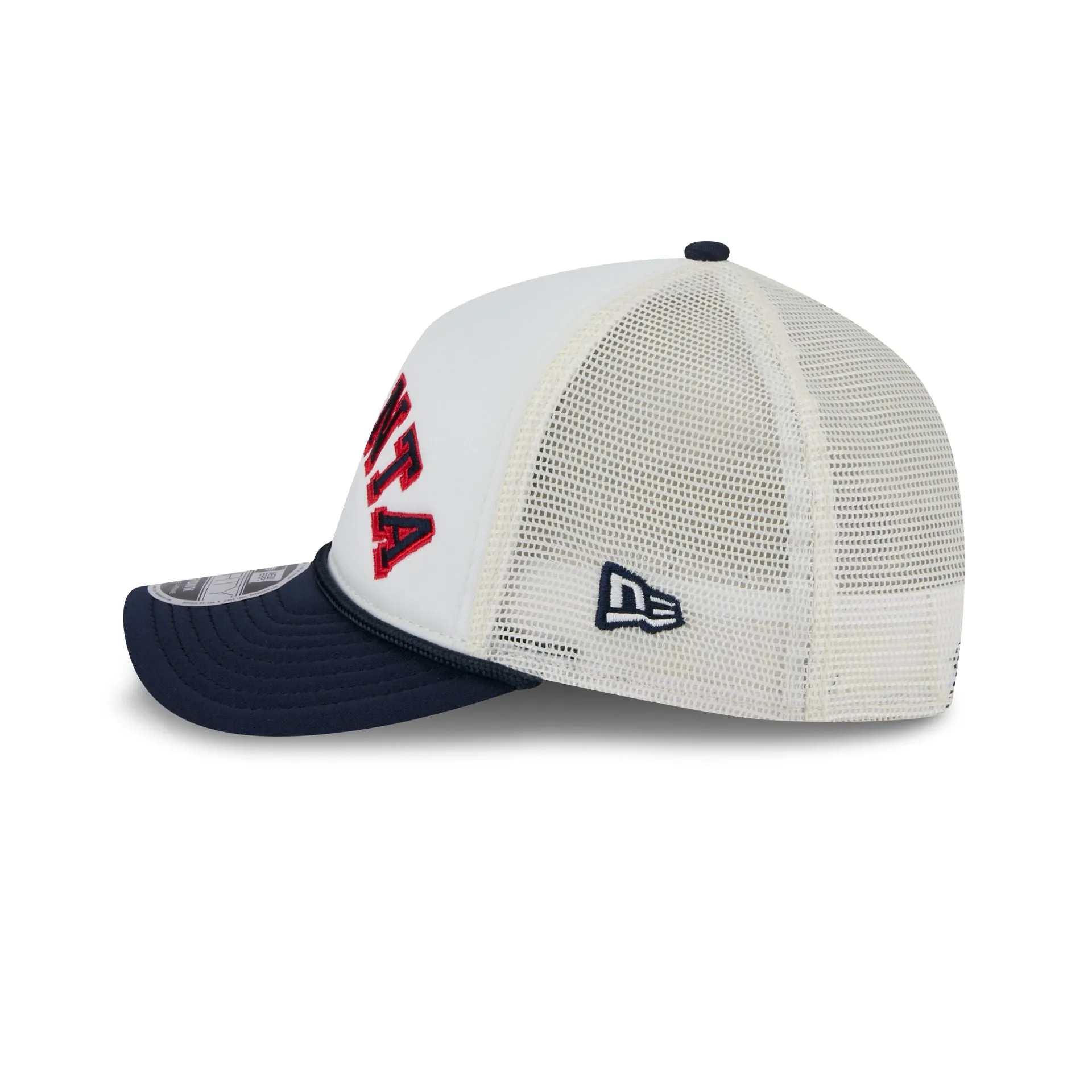 Atlanta Braves Chrome Arch 9FORTY M-Crown A-Frame Trucker Hat sold by New Era product image thumbnail 4