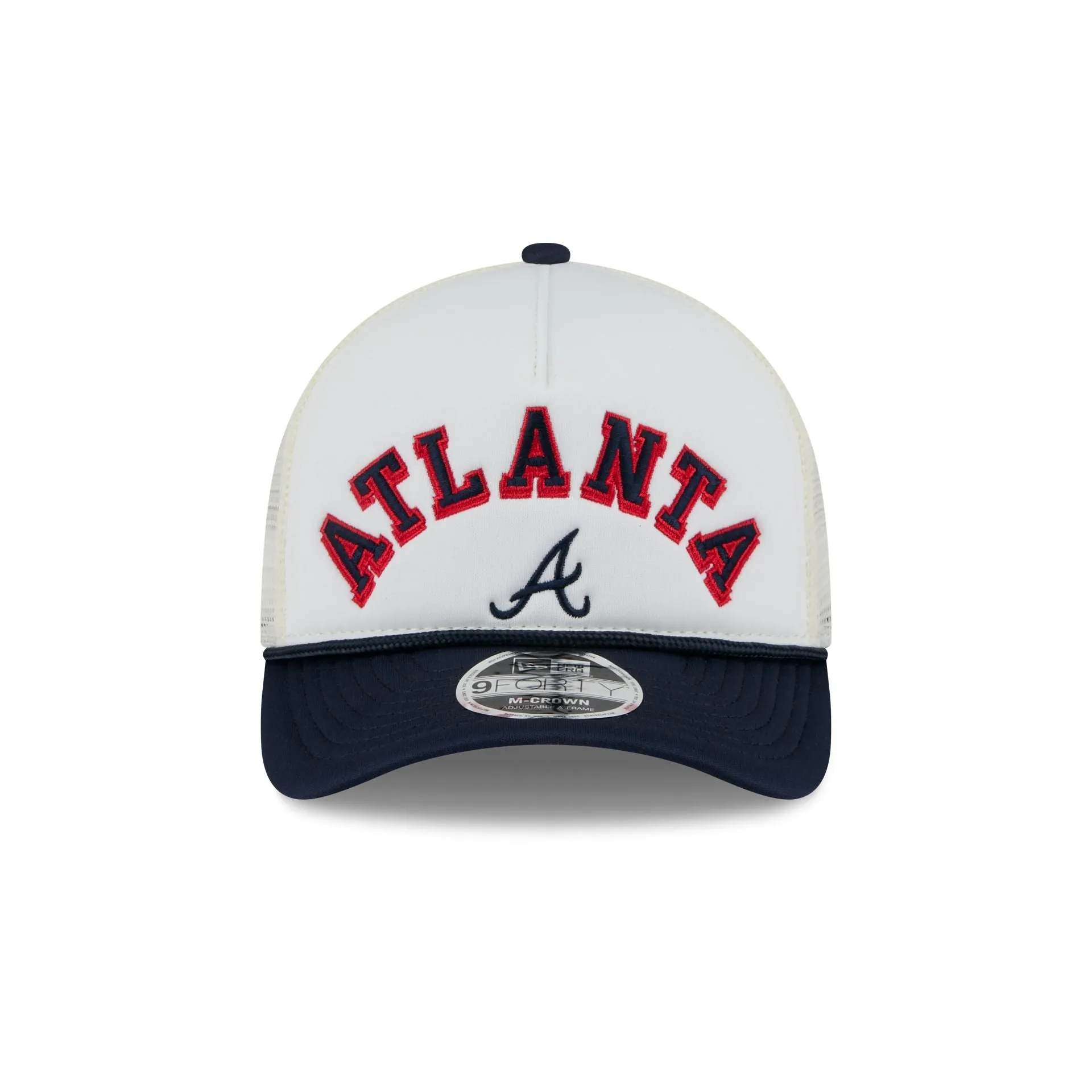 Atlanta Braves Chrome Arch 9FORTY M-Crown A-Frame Trucker Hat sold by New Era product image thumbnail 2