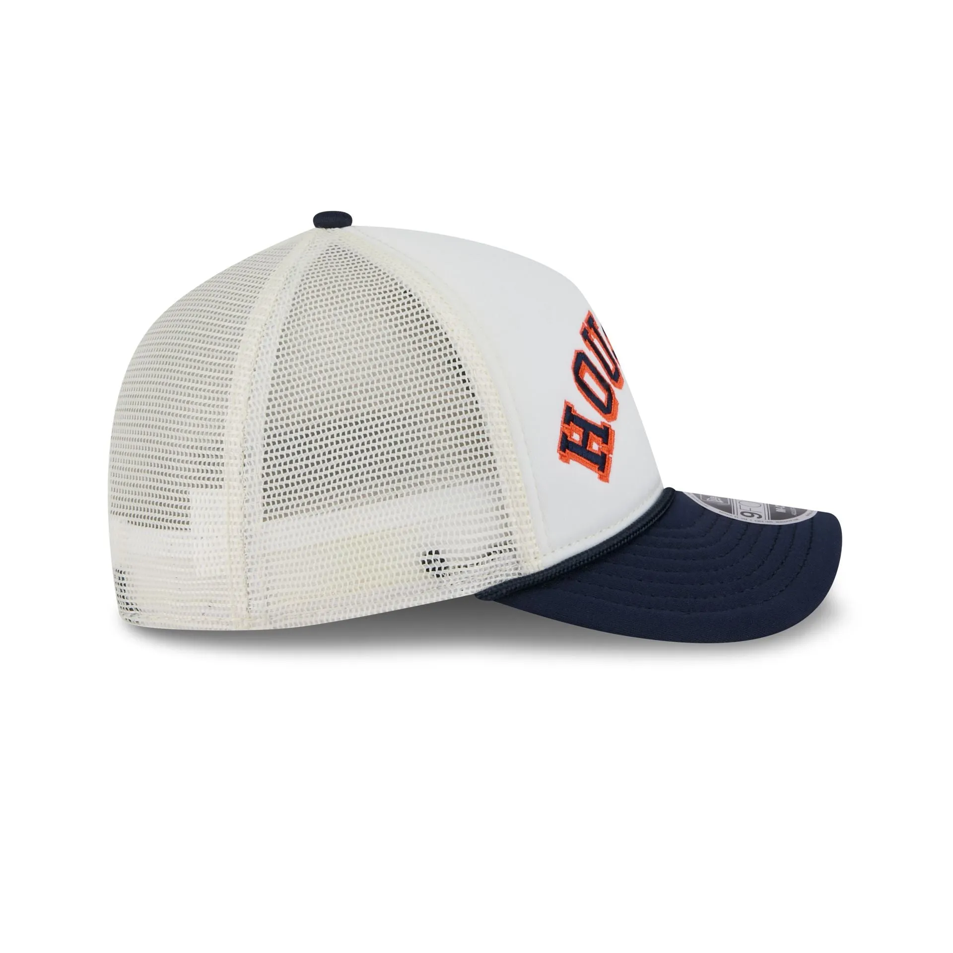 Houston Astros Chrome Arch 9FORTY M-Crown A-Frame Trucker Hat sold by New Era product image thumbnail 5