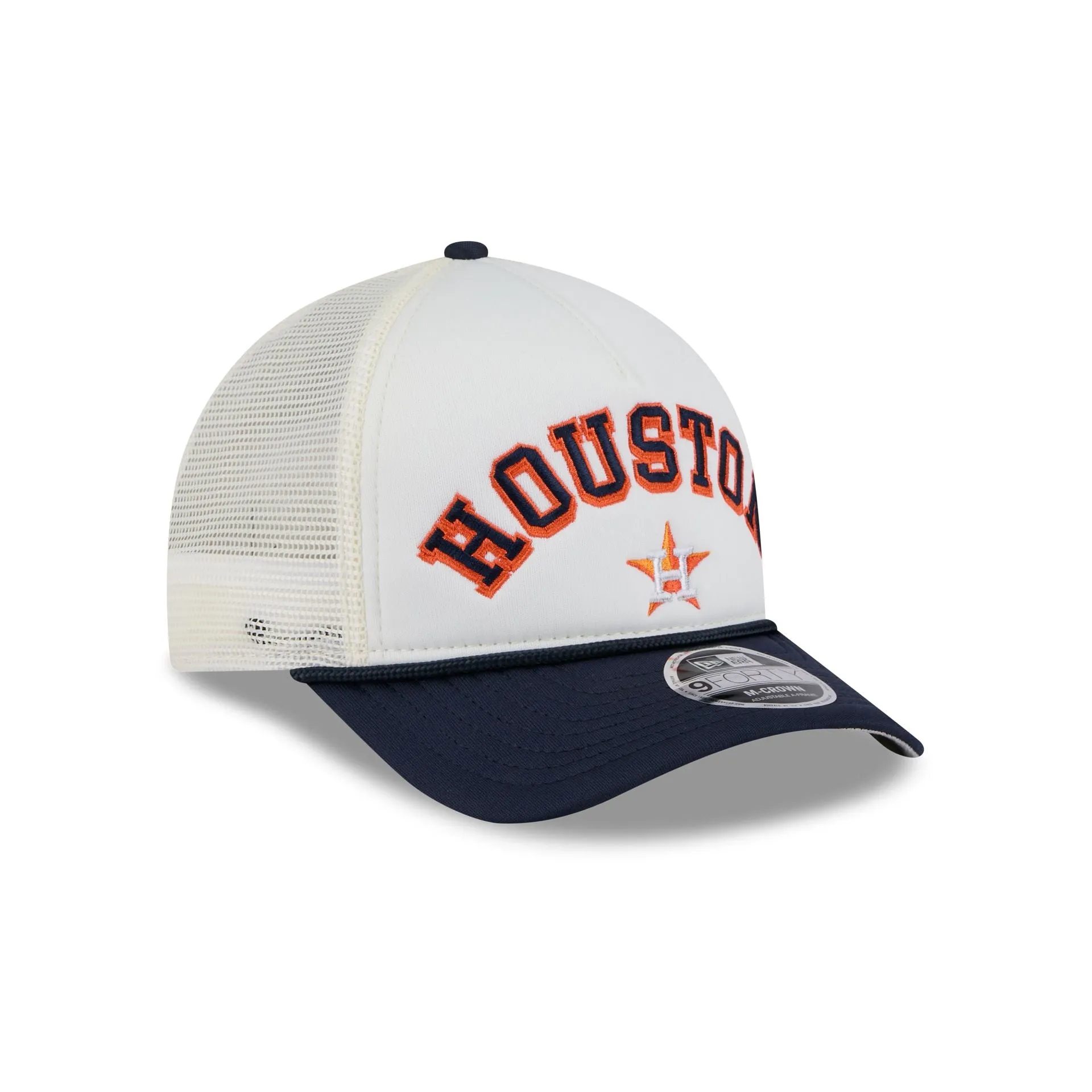 Houston Astros Chrome Arch 9FORTY M-Crown A-Frame Trucker Hat sold by New Era product image thumbnail 3