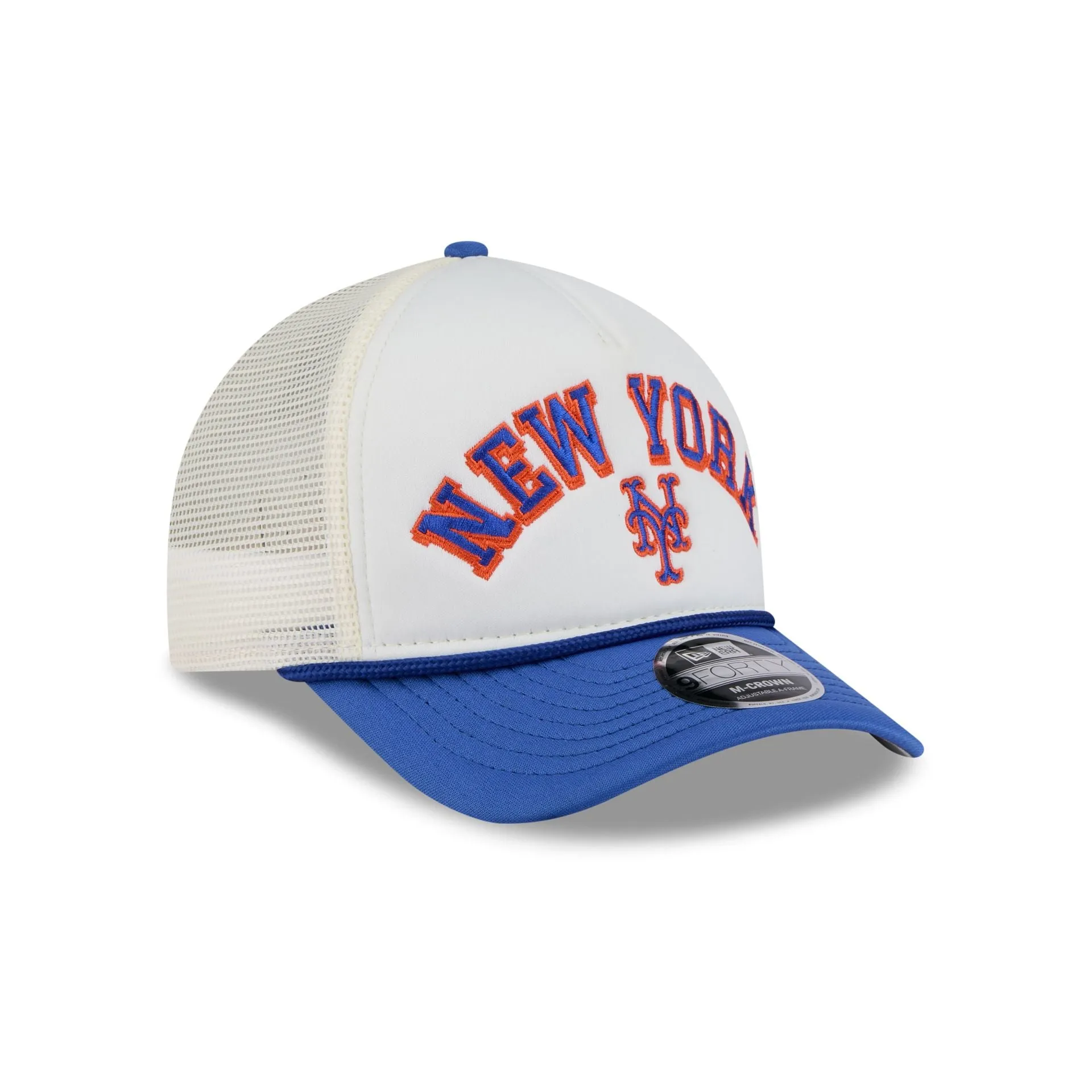 New York Mets Chrome Arch 9FORTY M-Crown A-Frame Trucker Hat sold by New Era product image thumbnail 3