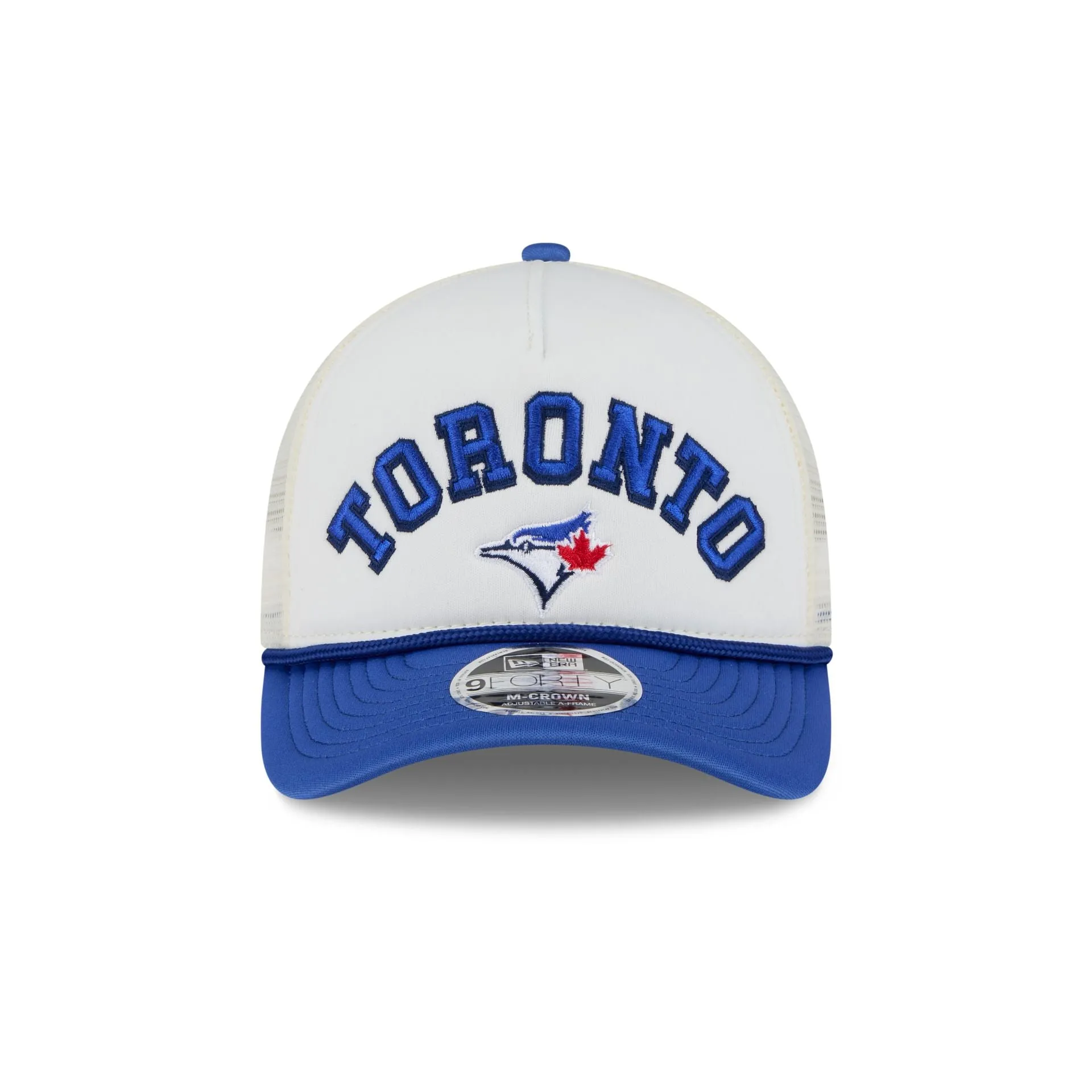 Toronto Blue Jays Chrome Arch 9FORTY M-Crown A-Frame Trucker Hat sold by New Era product image thumbnail 2