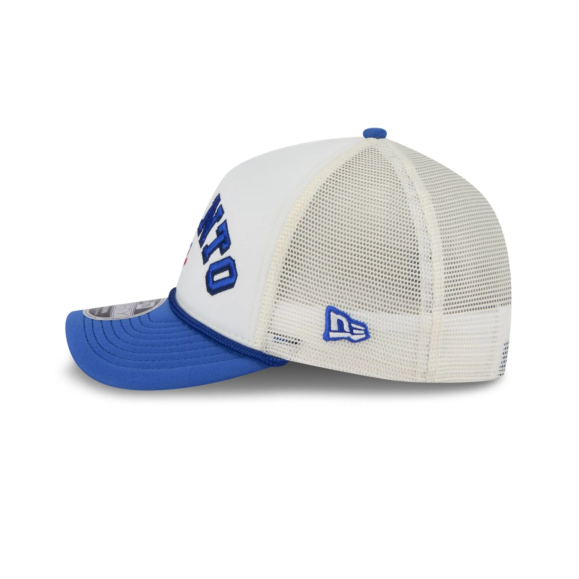 Toronto Blue Jays Chrome Arch 9FORTY M-Crown A-Frame Trucker Hat sold by New Era product image thumbnail 4