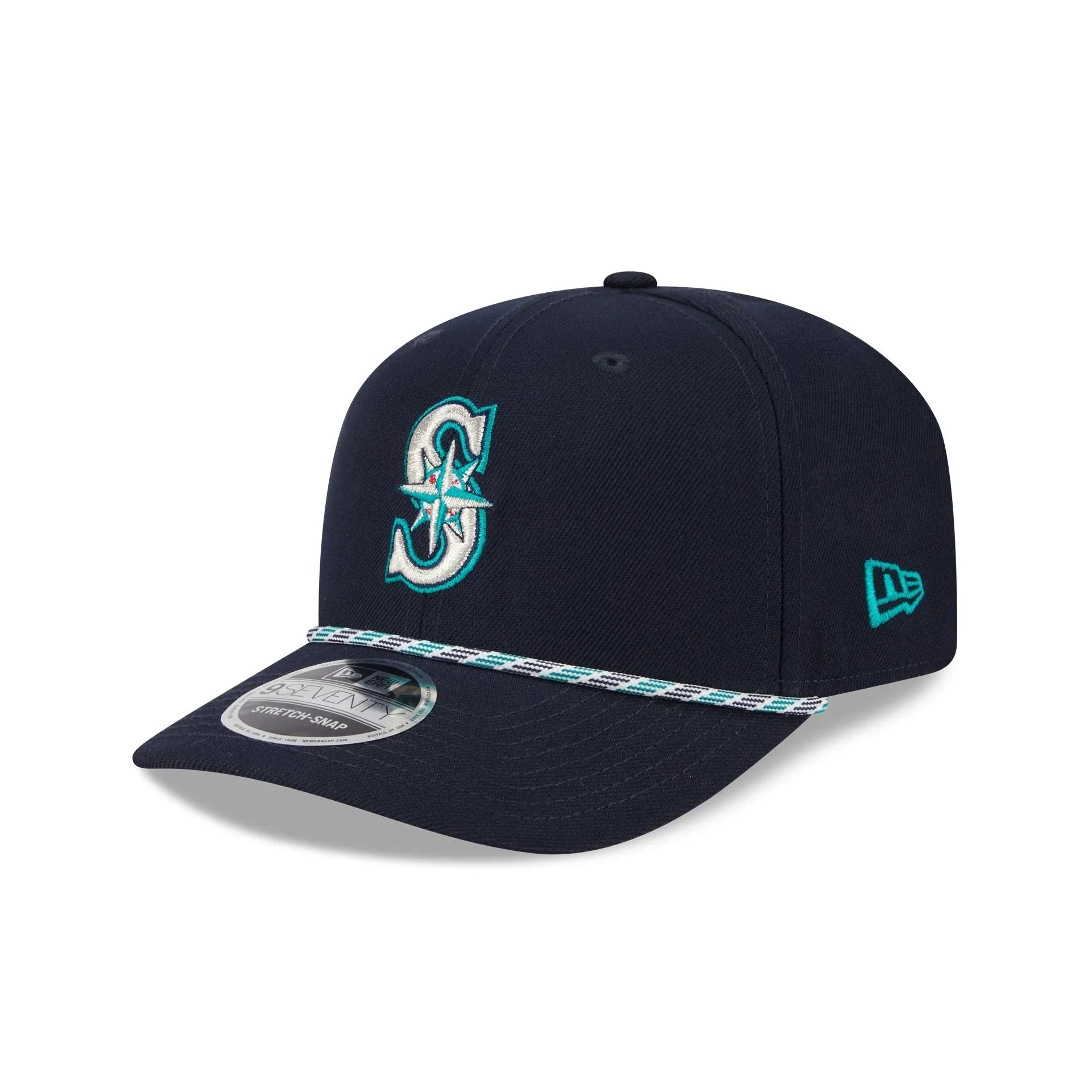 Seattle Mariners Multi Rope 9SEVENTY Stretch-Snap Hat sold by New Era