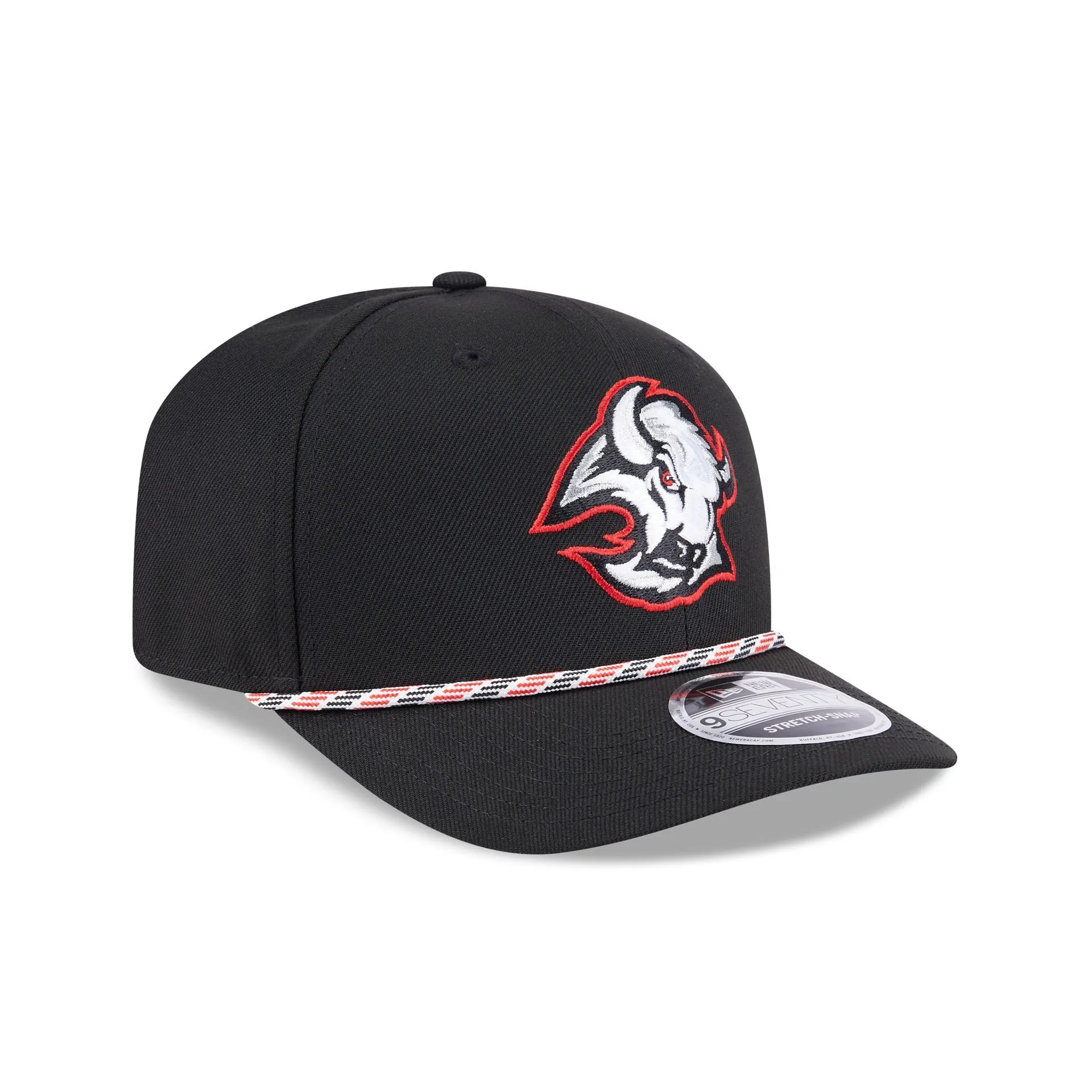 Buffalo Sabres Multi Rope Black 9SEVENTY Stretch-Snap Hat sold by New Era product image thumbnail 3