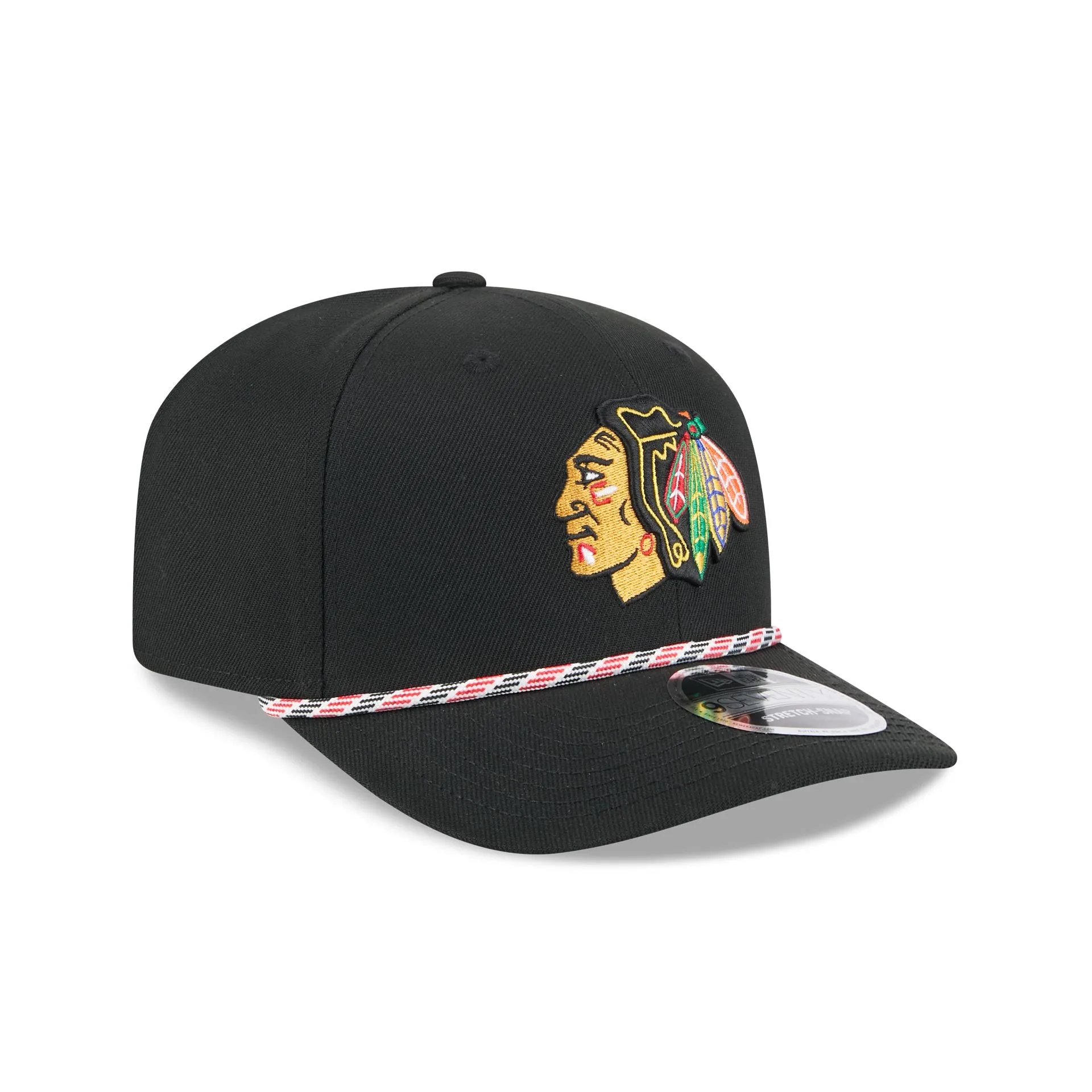 Chicago Blackhawks Multi Rope 9SEVENTY Stretch-Snap Hat sold by New Era product image thumbnail 3