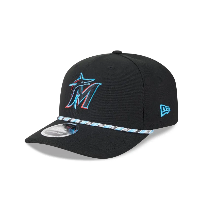 Miami Marlins Multi Rope 9SEVENTY Stretch-Snap Hat sold by New Era